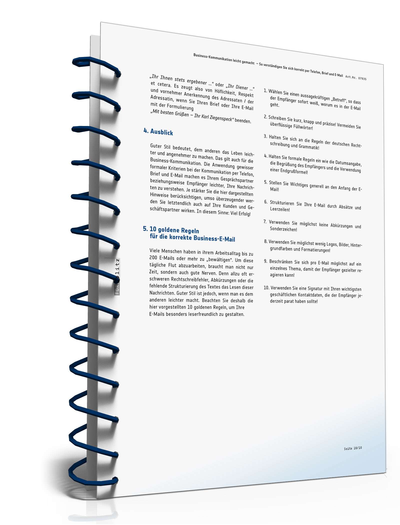 Ratgeber Business-Kommunikation PDF. Seite: 11