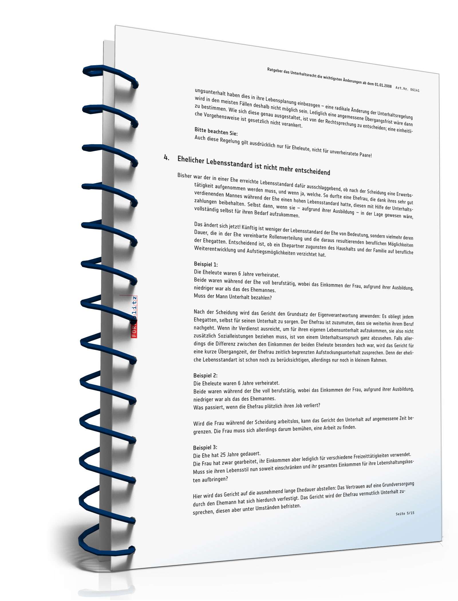 Ratgeber Unterhaltsrecht PDF. Seite: 6