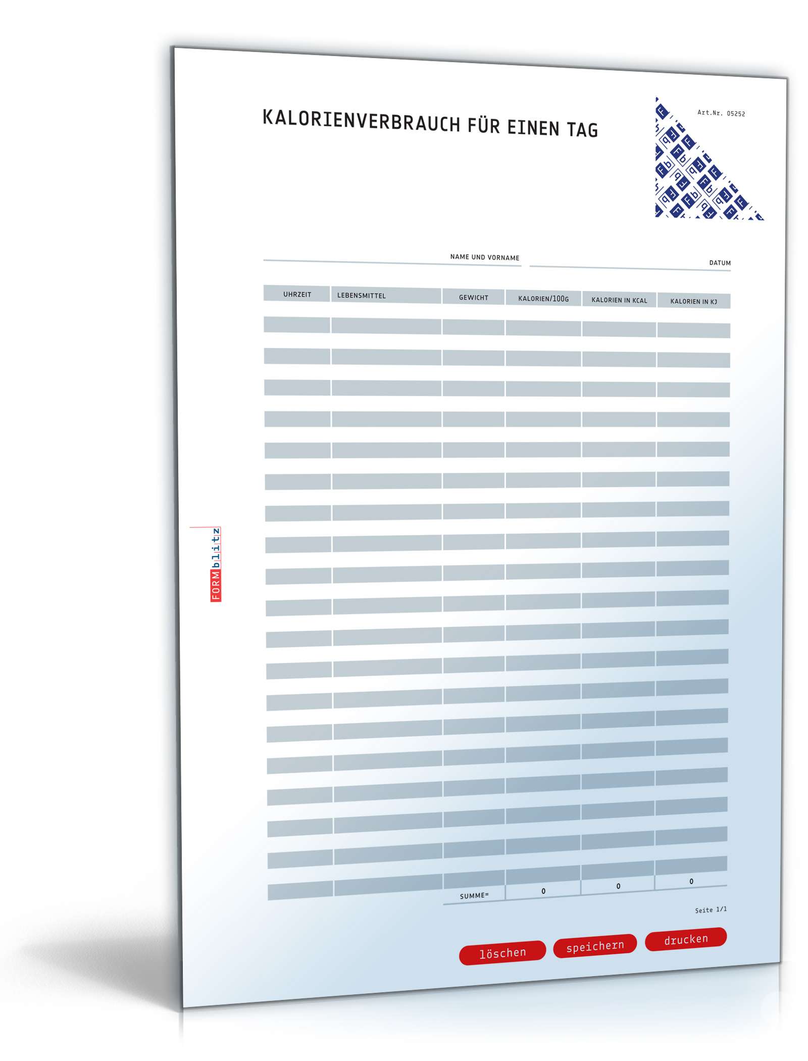 Tageskalorienverbrauch PDF