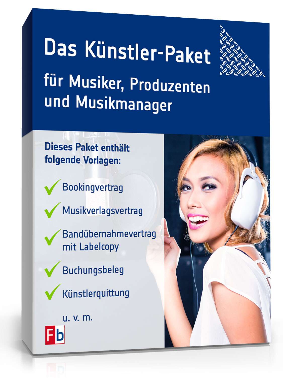 Das Künstler-Paket für Musiker, Produzenten und Musikmanager Excel