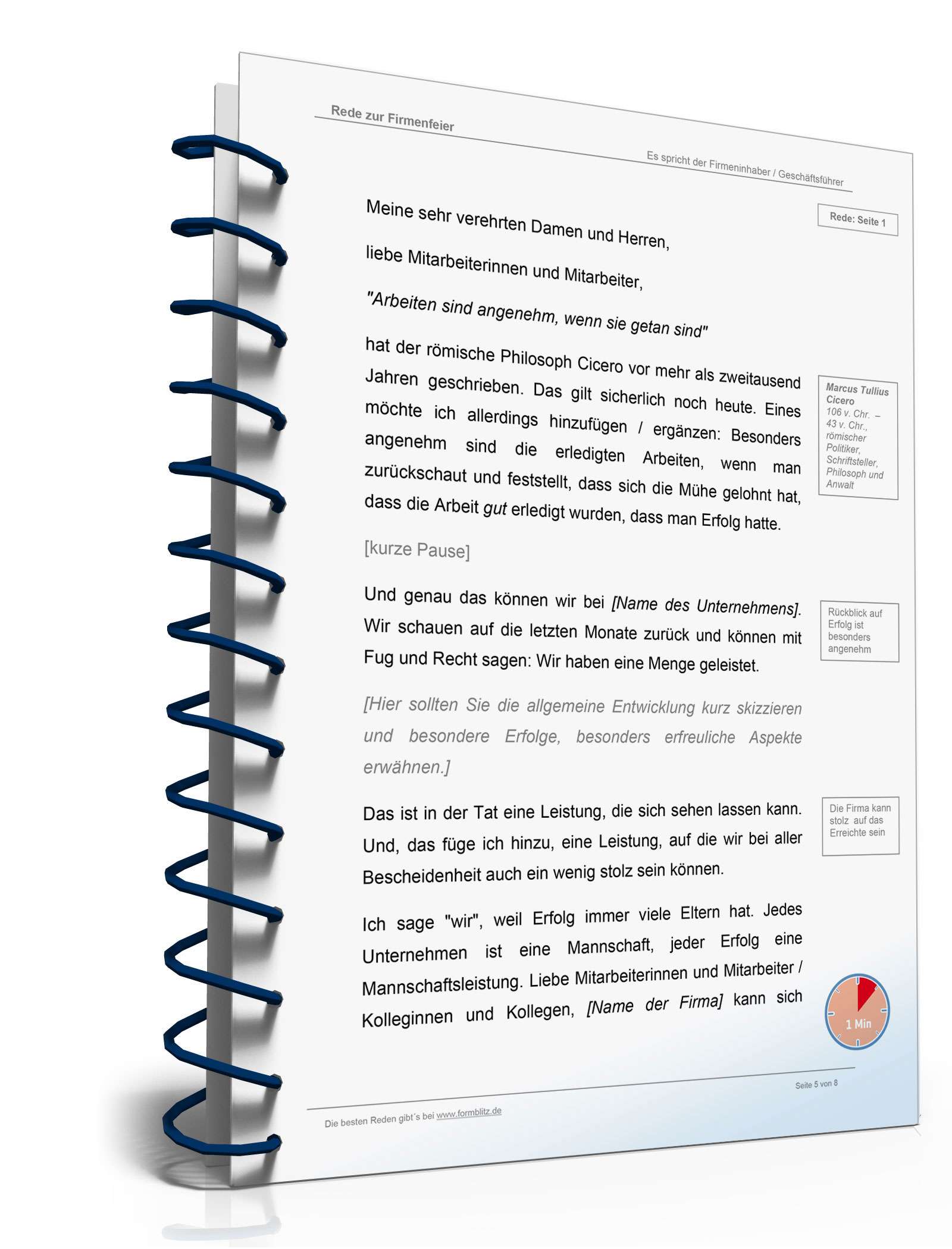 Musterrede Betriebsfest Word. Seite: 5