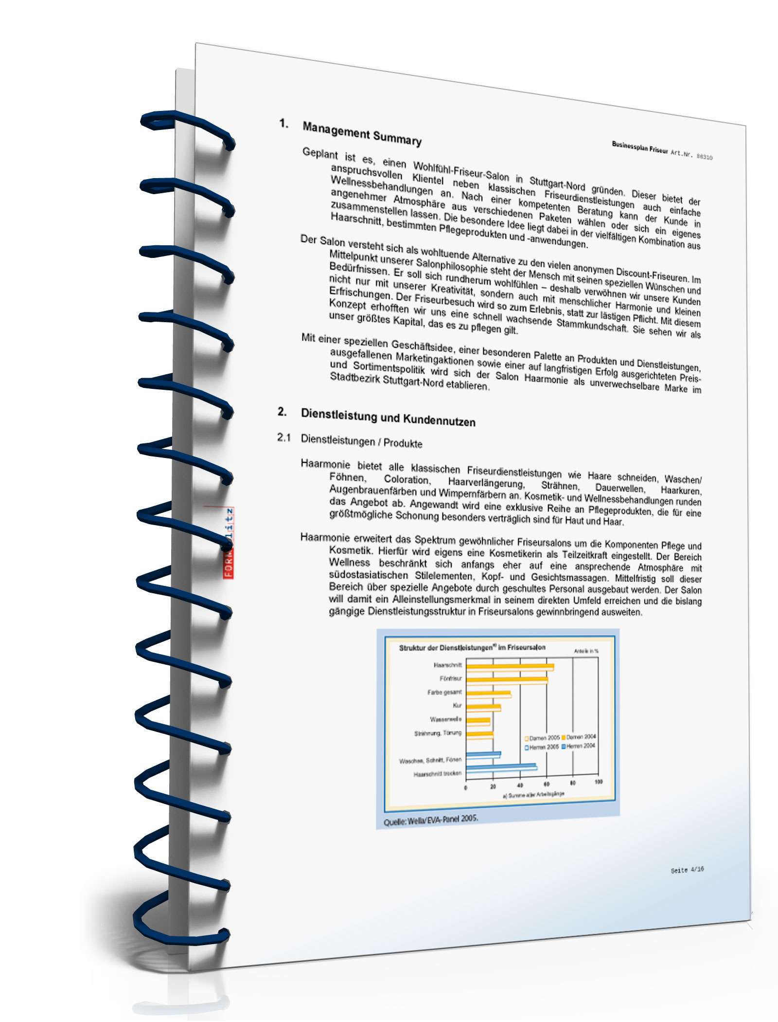 Businessplan Friseursalon Excel. Seite: 8