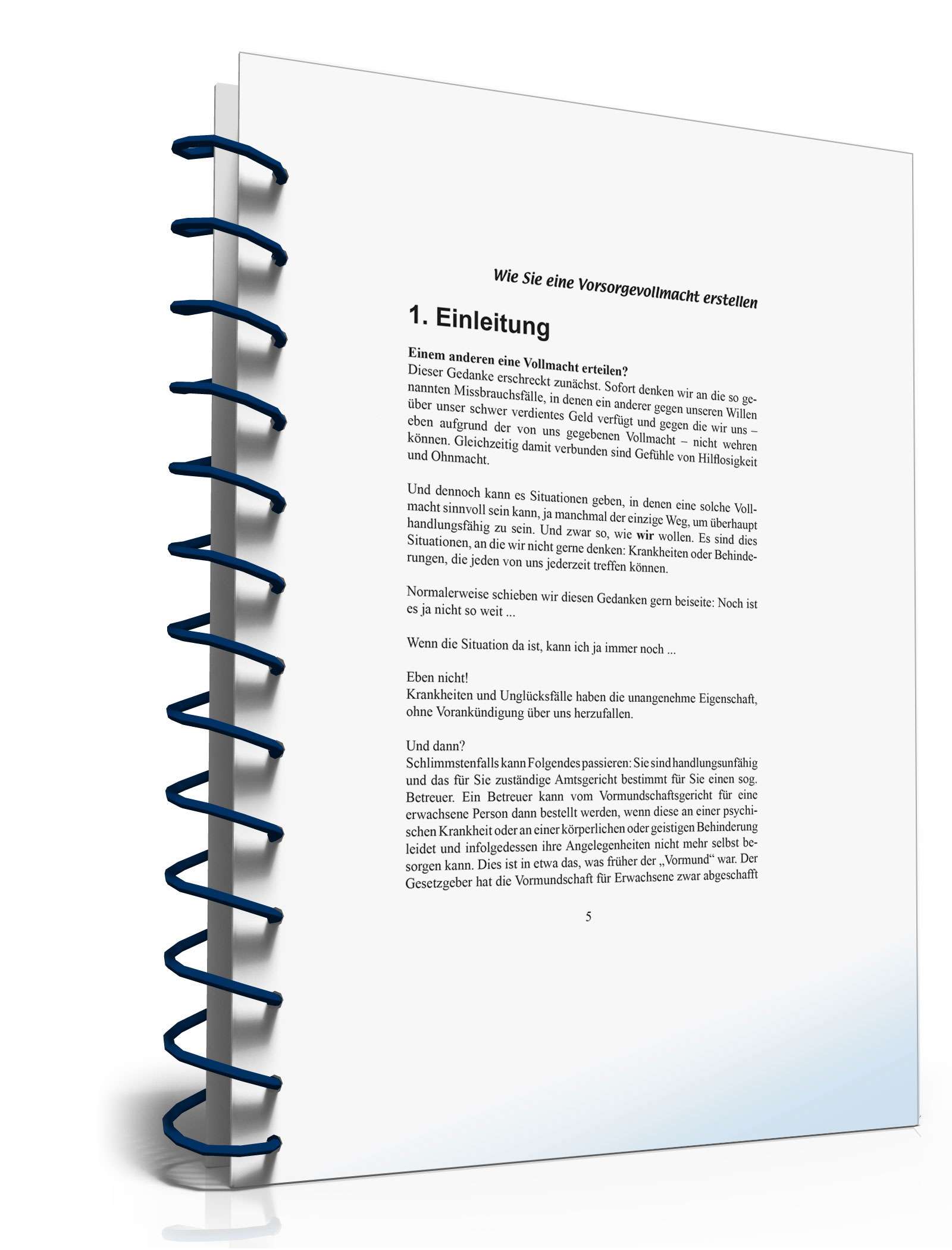 Ratgeber Vorsorgevollmacht  PDF. Seite: 5