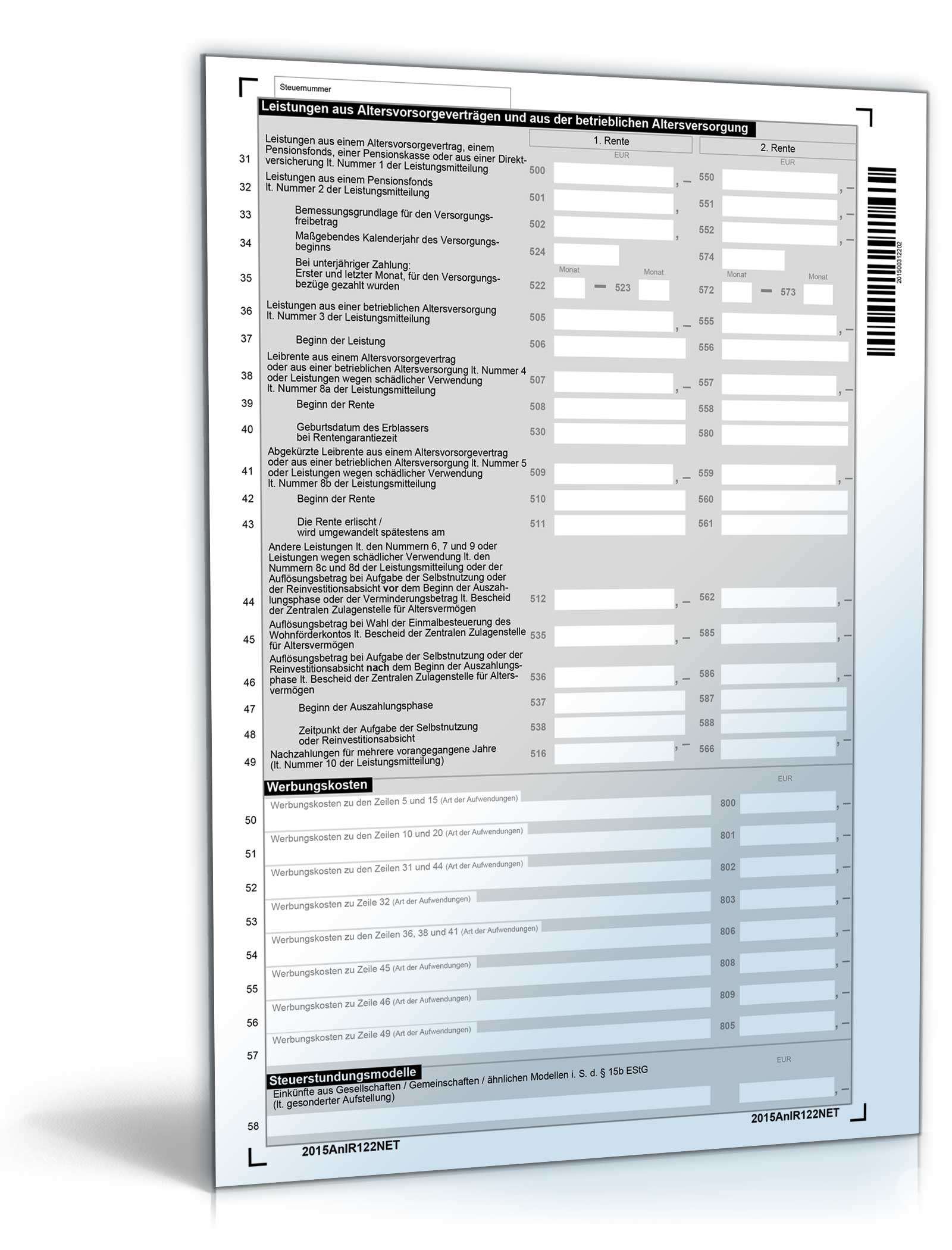 Anlage R 2015 PDF. Seite: 2