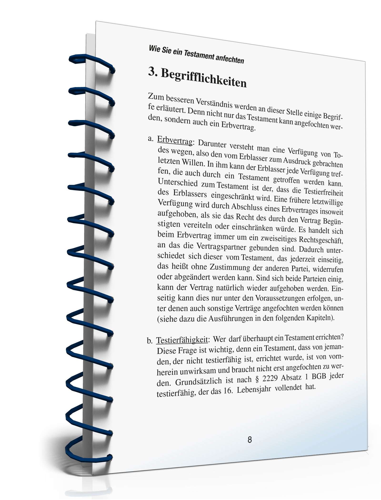 Ratgeber Anfechtung Testament PDF. Seite: 8