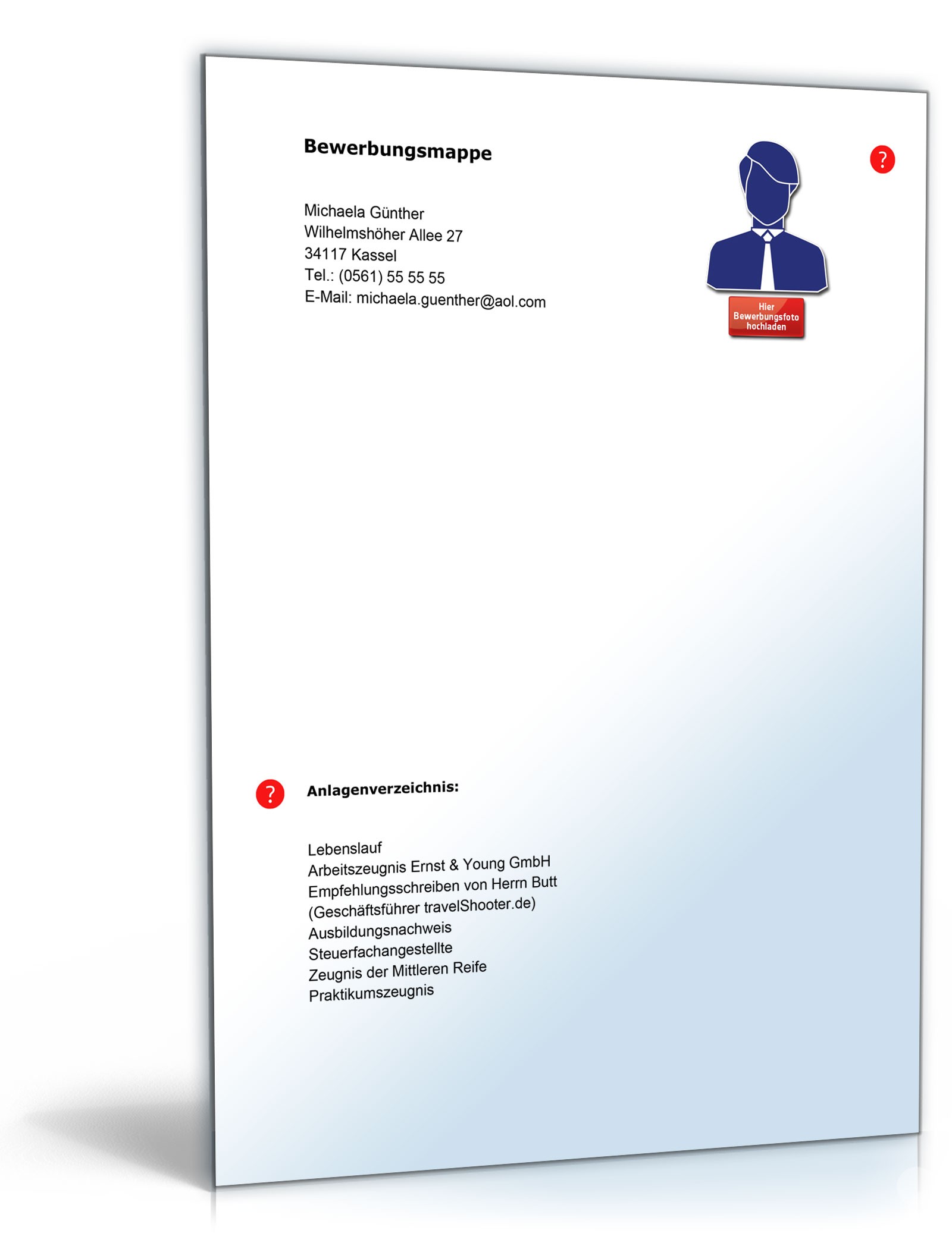 Lebenslauf Steuerfachangestellte Excel