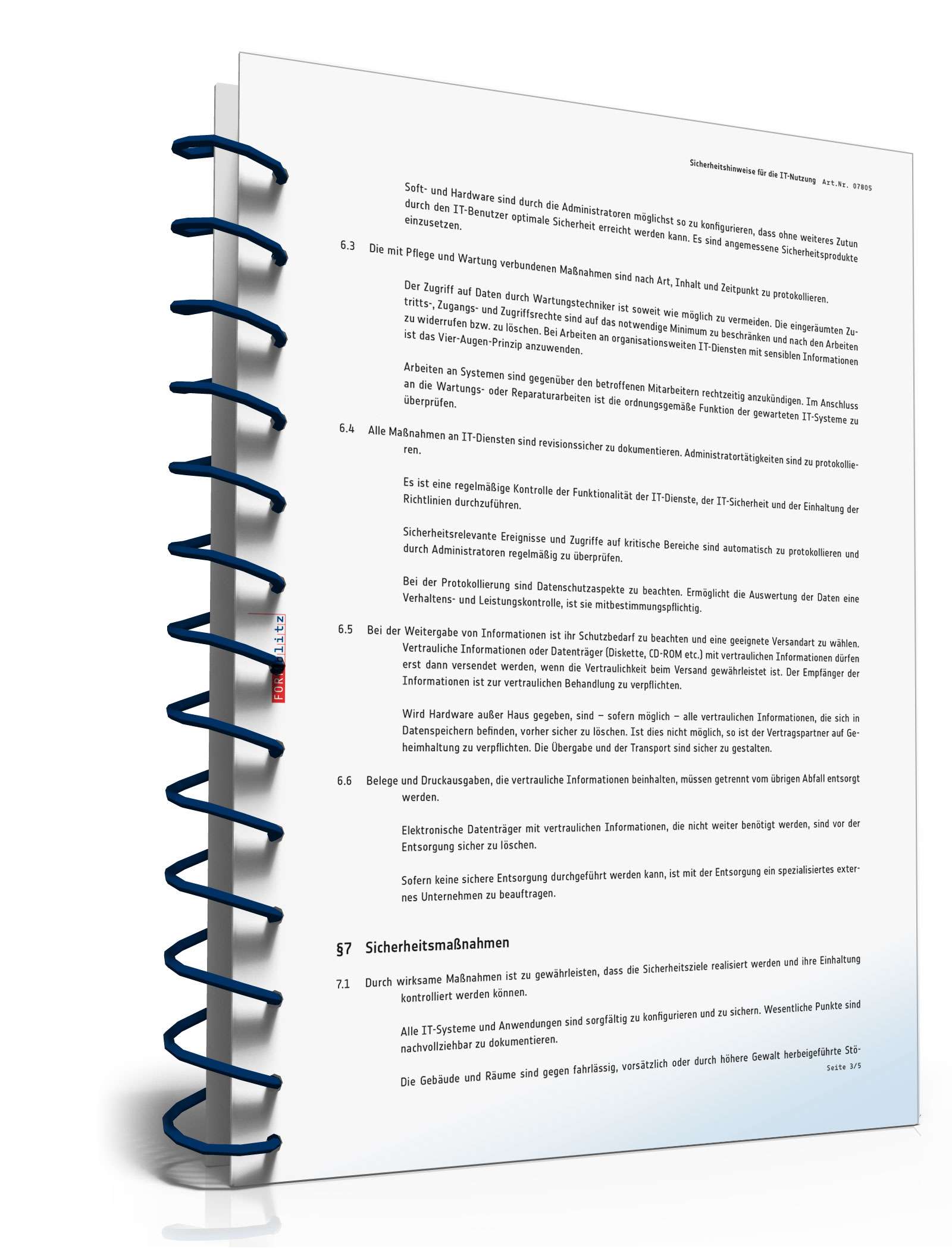 Sicherheitsrichtlinie zur IT-Nutzung PDF. Seite: 4