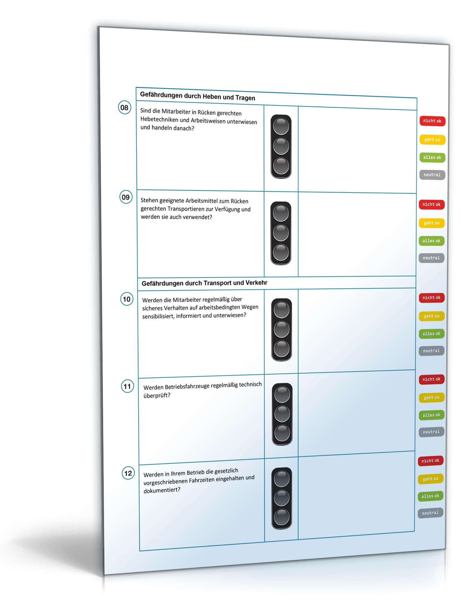 Gefährdungsbeurteilung Kleinbetriebe Gesundheitswesen PDF. Seite: 3