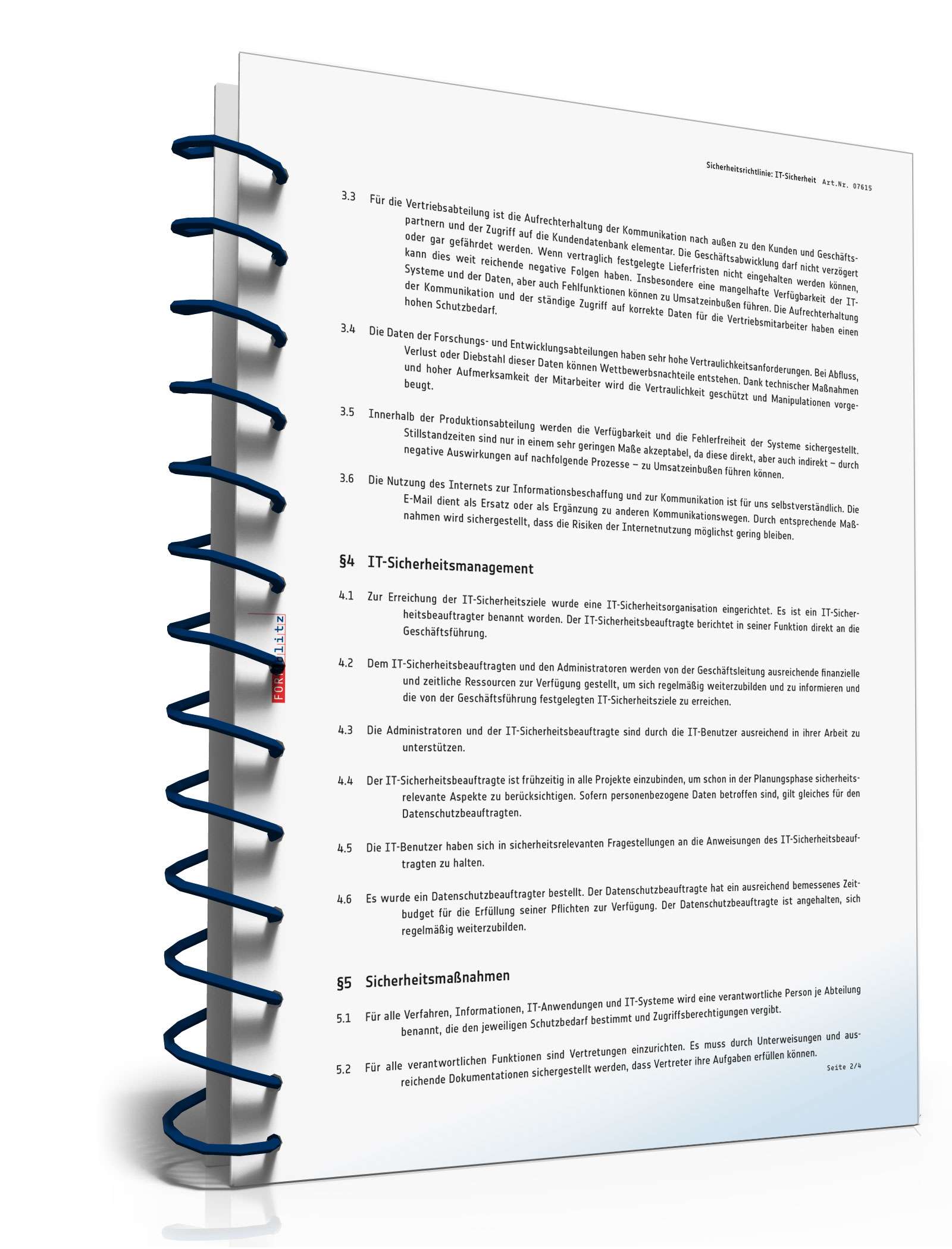 IT-Sicherheitsleitlinie PDF. Seite: 3