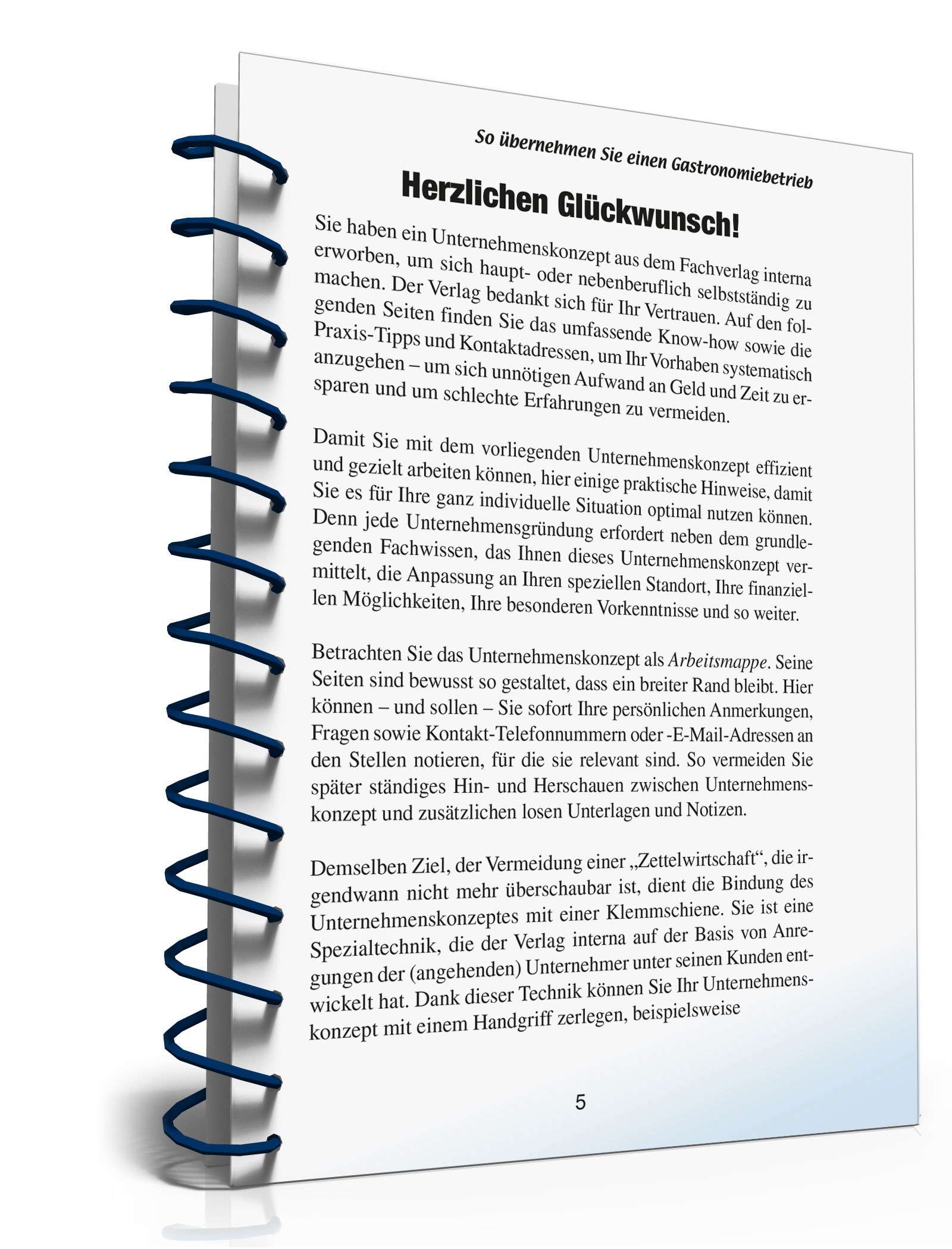 Ratgeber Übernahme Gastronomiebetrieb PDF. Seite: 5