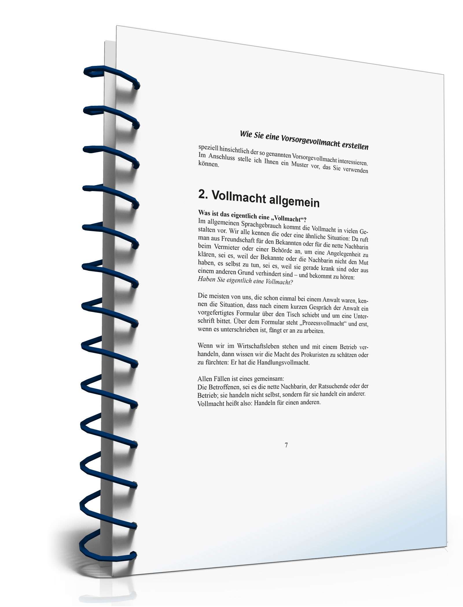 Ratgeber Vorsorgevollmacht  PDF. Seite: 7