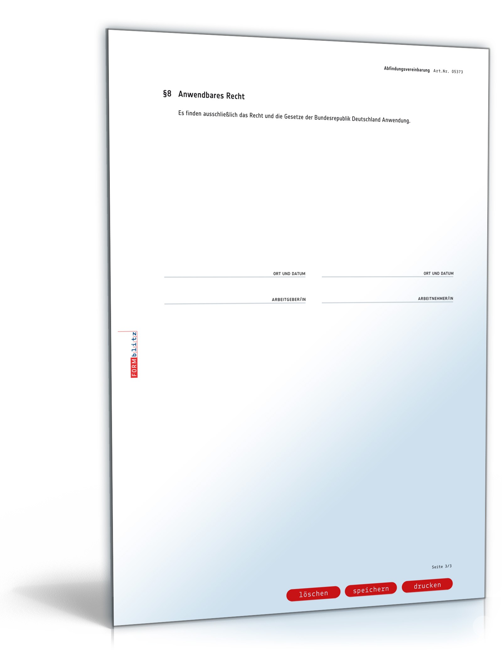 Abfindungsvereinbarung PDF. Seite: 3