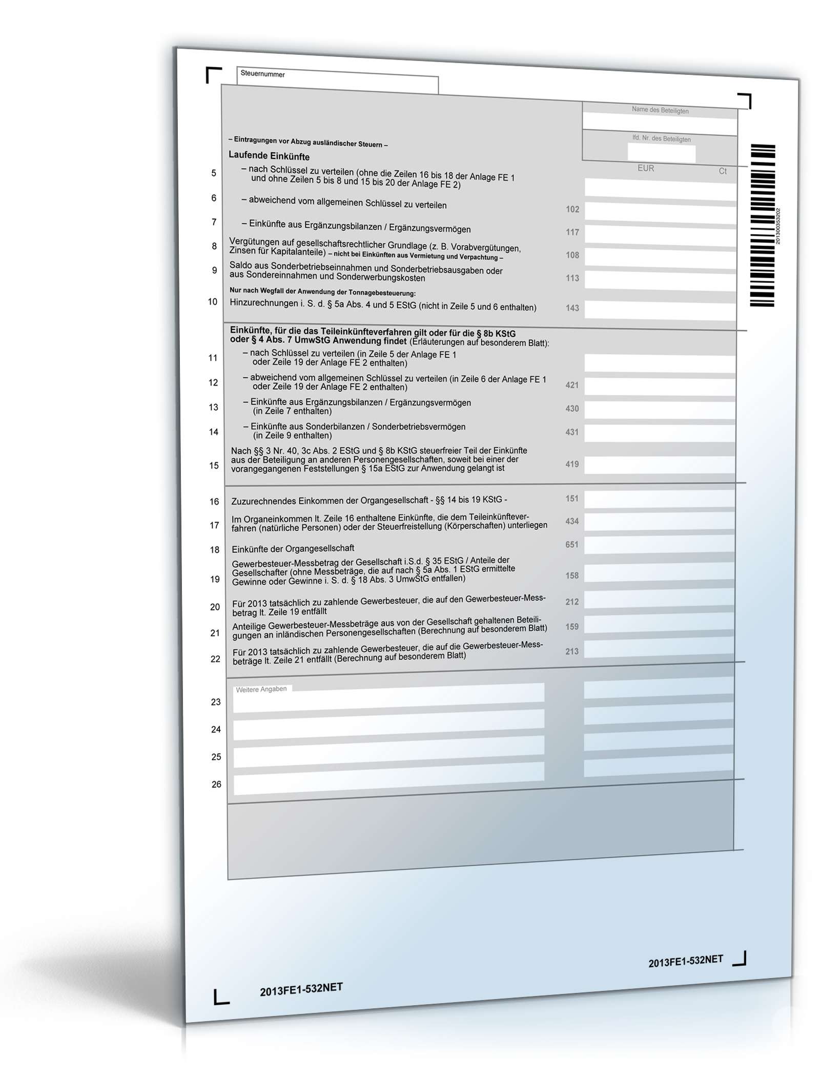 Anlage FE 1 2013 PDF. Seite: 2