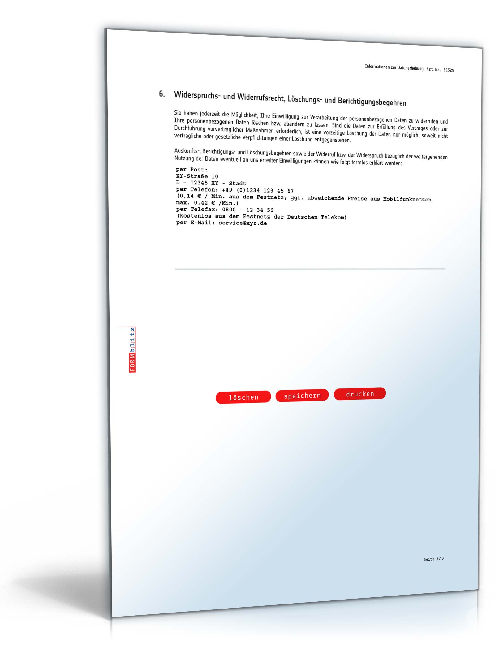 Datenschutzerklärung allgemein gemäß DSGVO PDF. Seite: 3