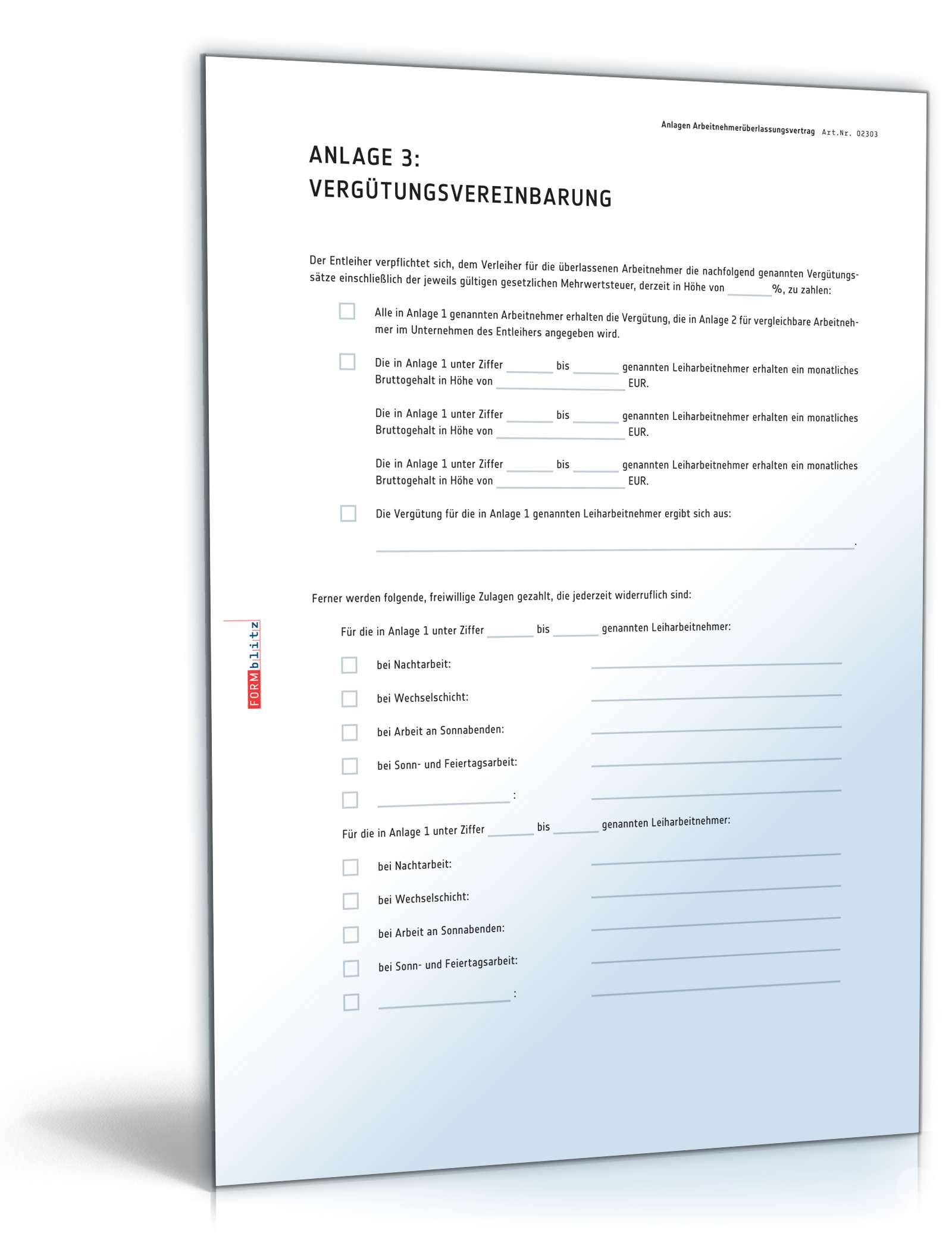 Arbeitnehmerüberlassungsvertrag PDF. Seite: 10
