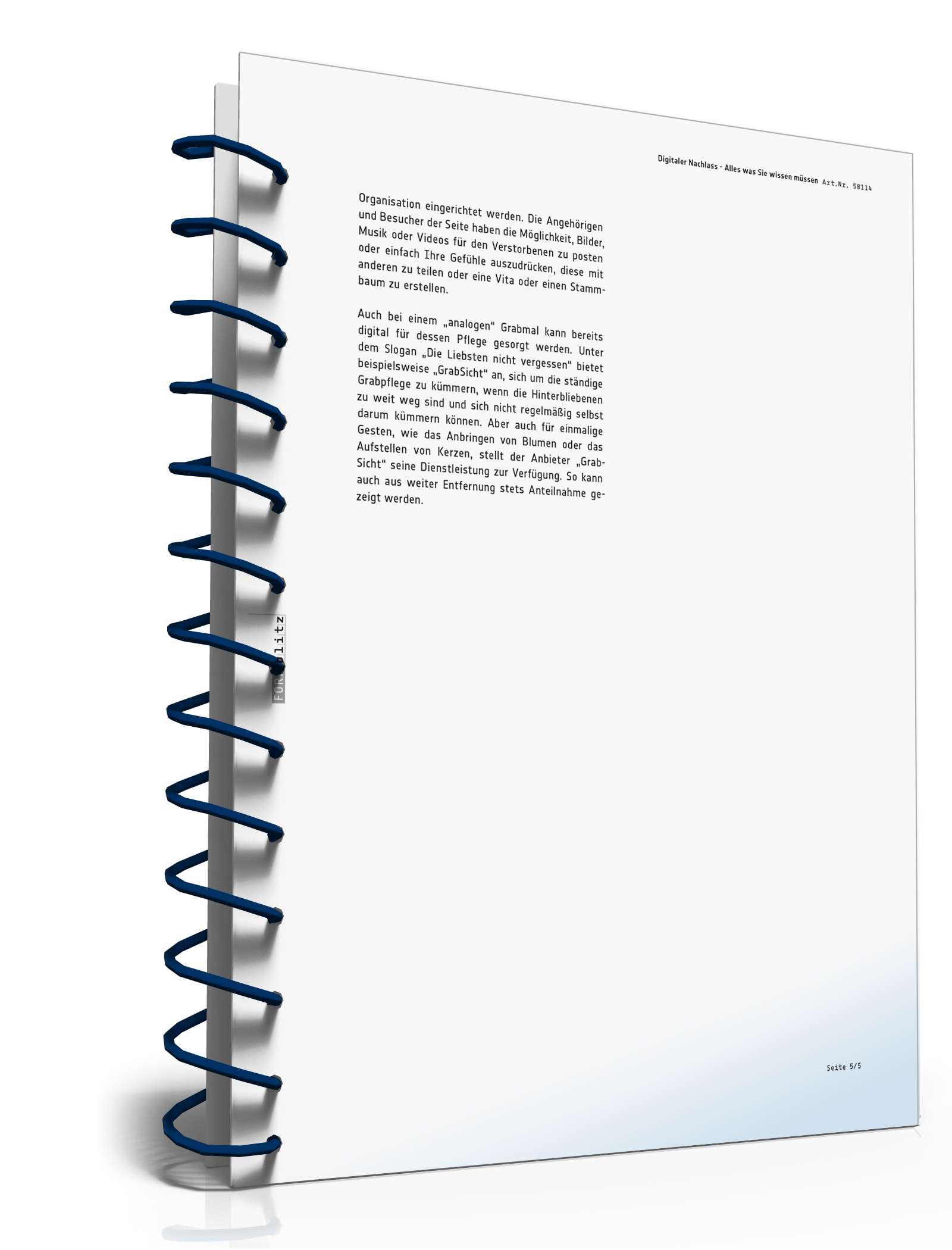 Digitales Testament plus Ratgeber Excel. Seite: 12