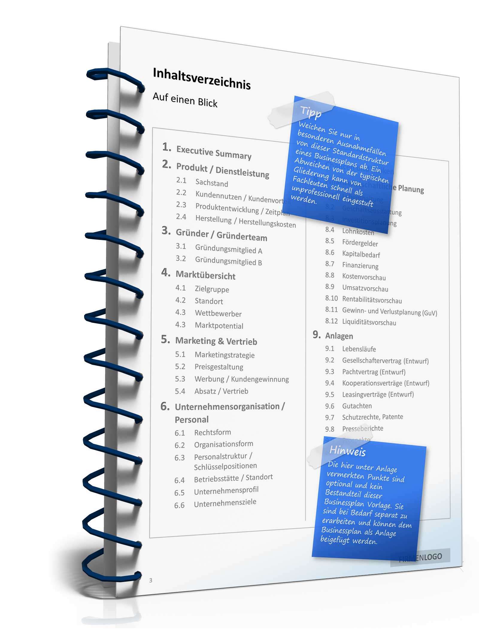 PowerPoint Präsentation Businessplan Powerpoint. Seite: 3