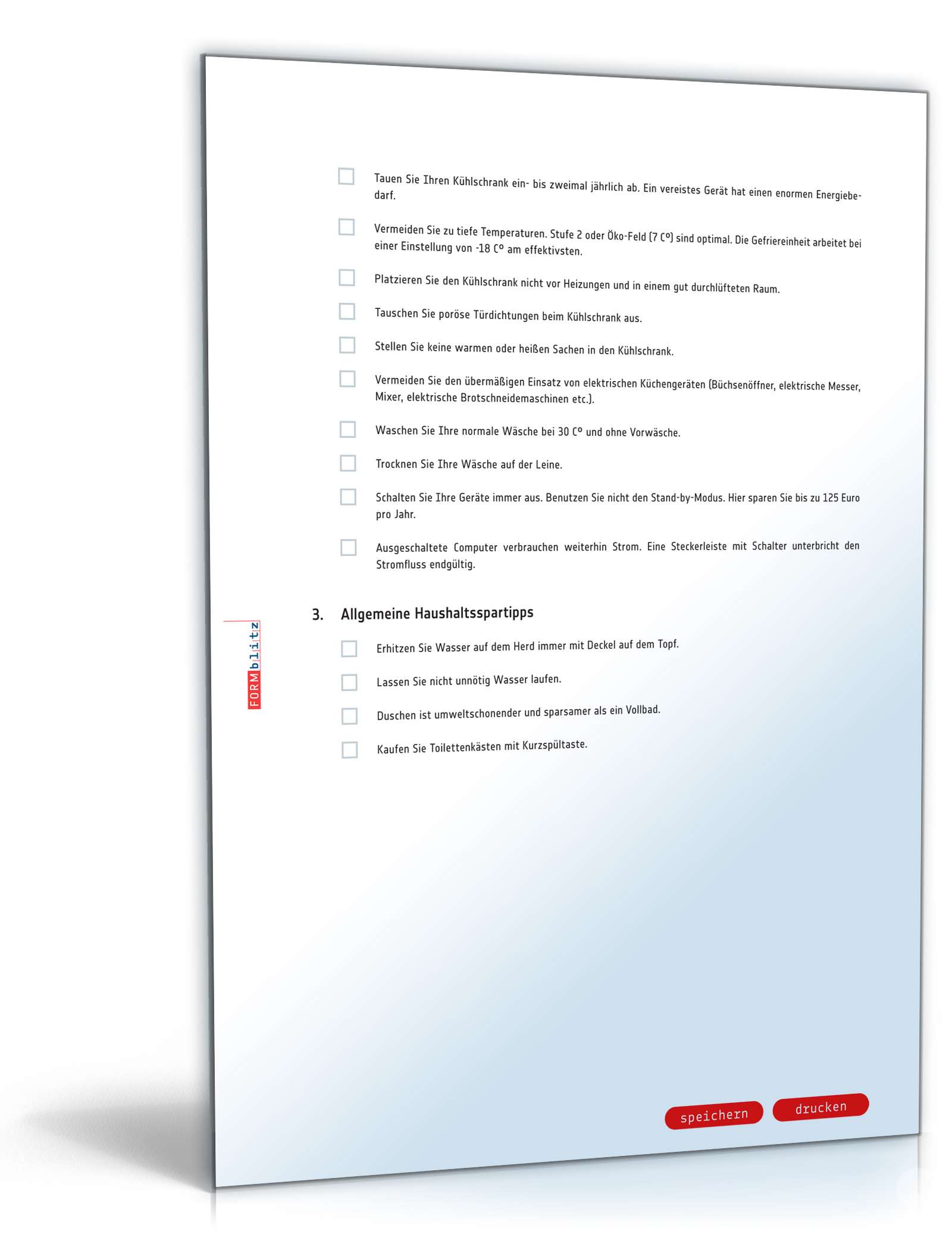 Anschreiben Mieter Energiespartipps PDF. Seite: 3