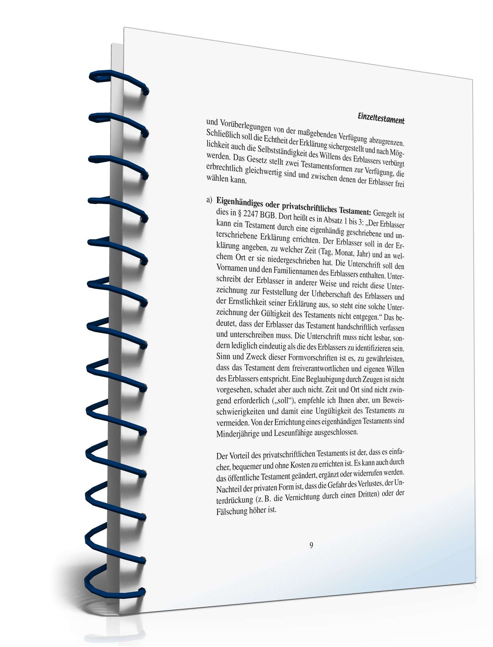 Ratgeber Einzeltestament  PDF. Seite: 8