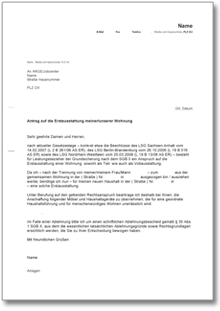 Antrag auf Erstausstattung Word