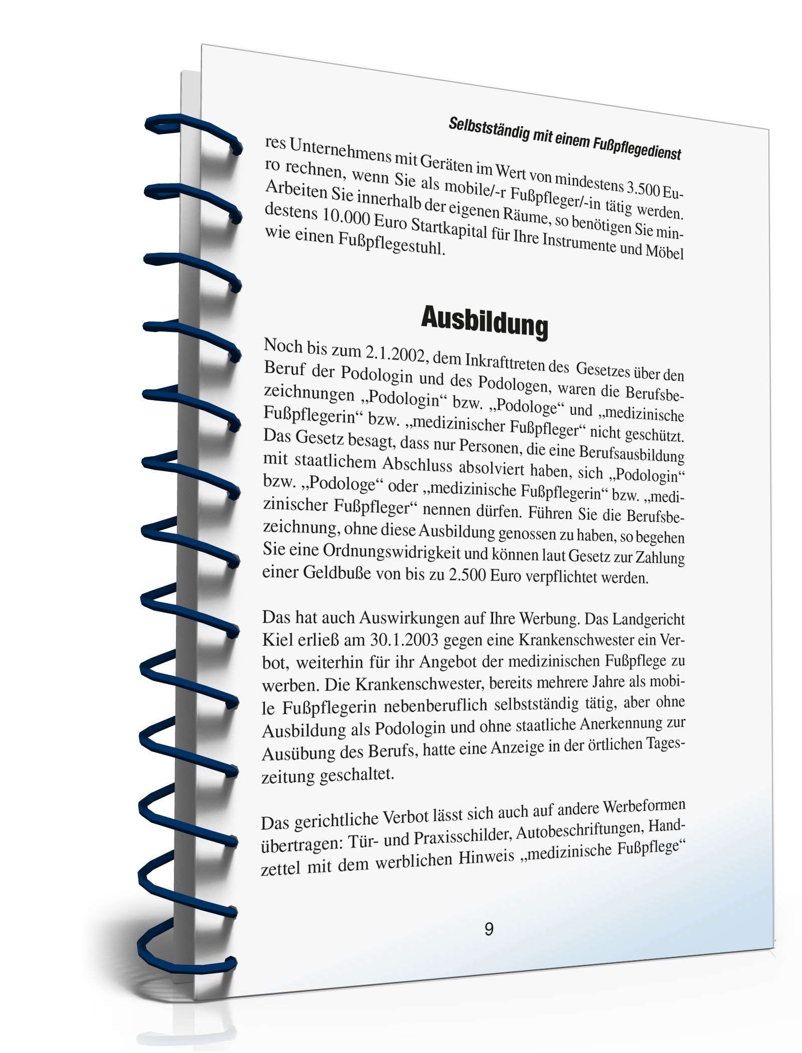 (Nebenberuflich) selbstständig mit einem Fußpflegedienst PDF. Seite: 8