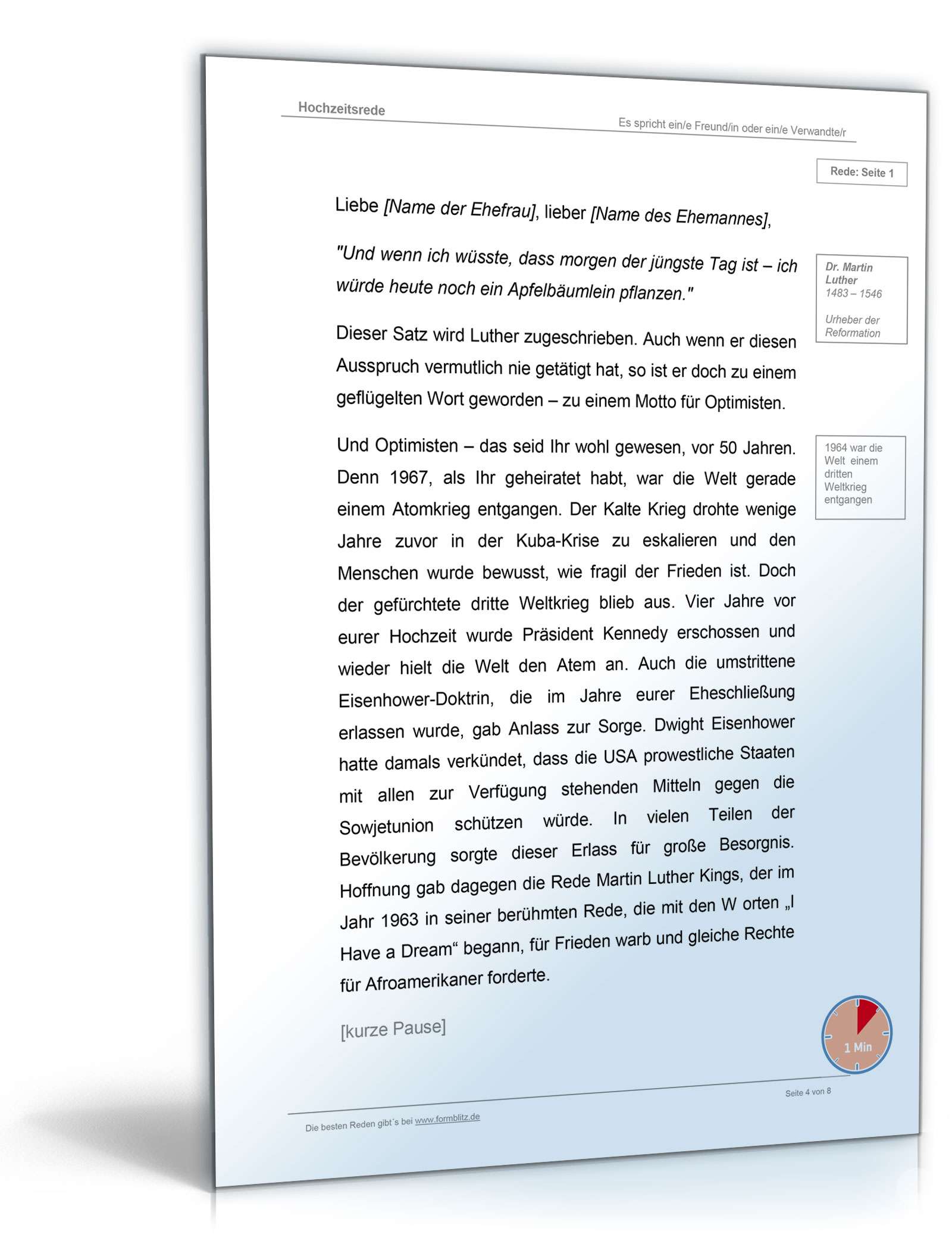 Rede Goldene Hochzeit Word. Seite: 4