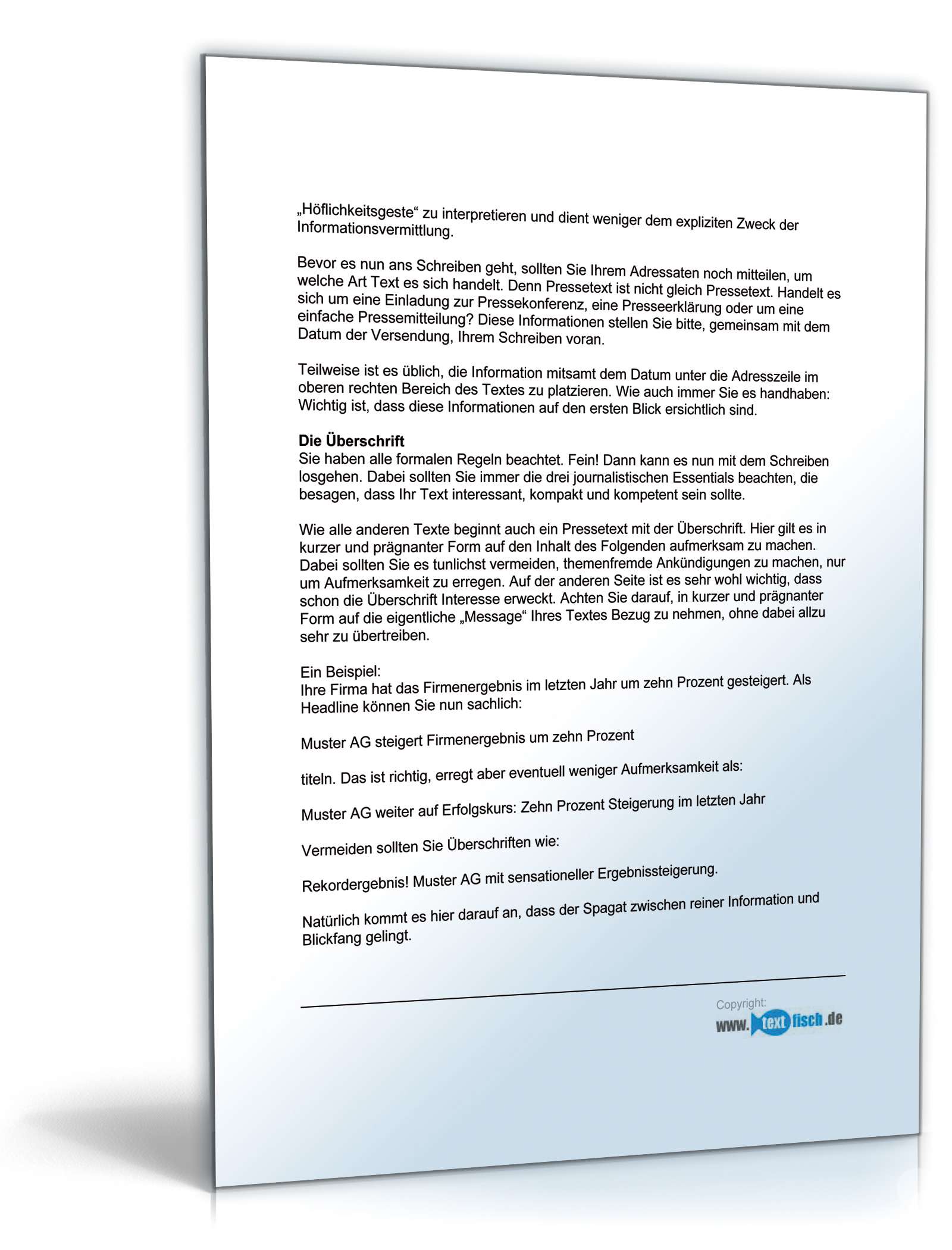 Pressemitteilung Relaunch eines Internetportals  PDF. Seite: 5