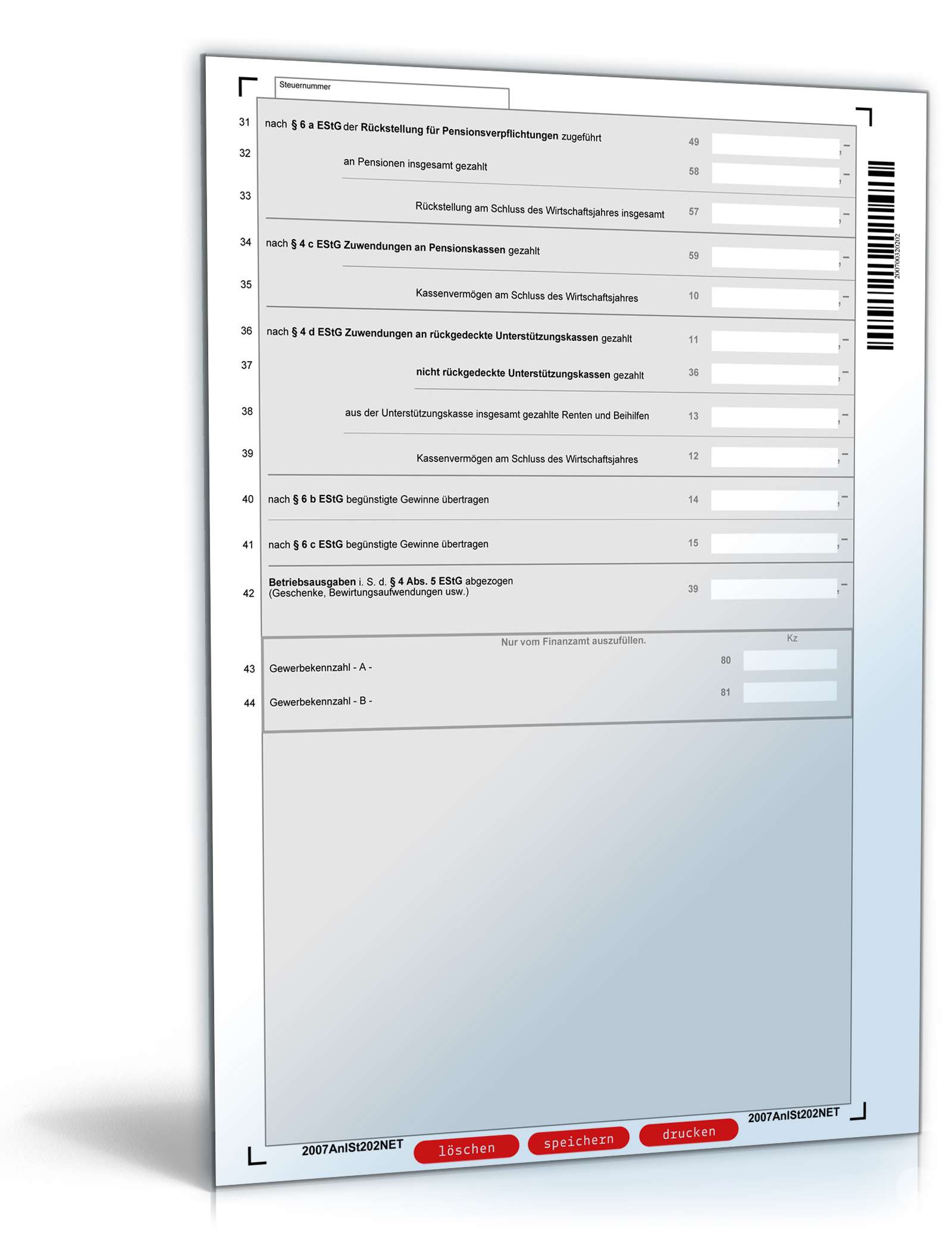 Anlage ST 2007 PDF. Seite: 2