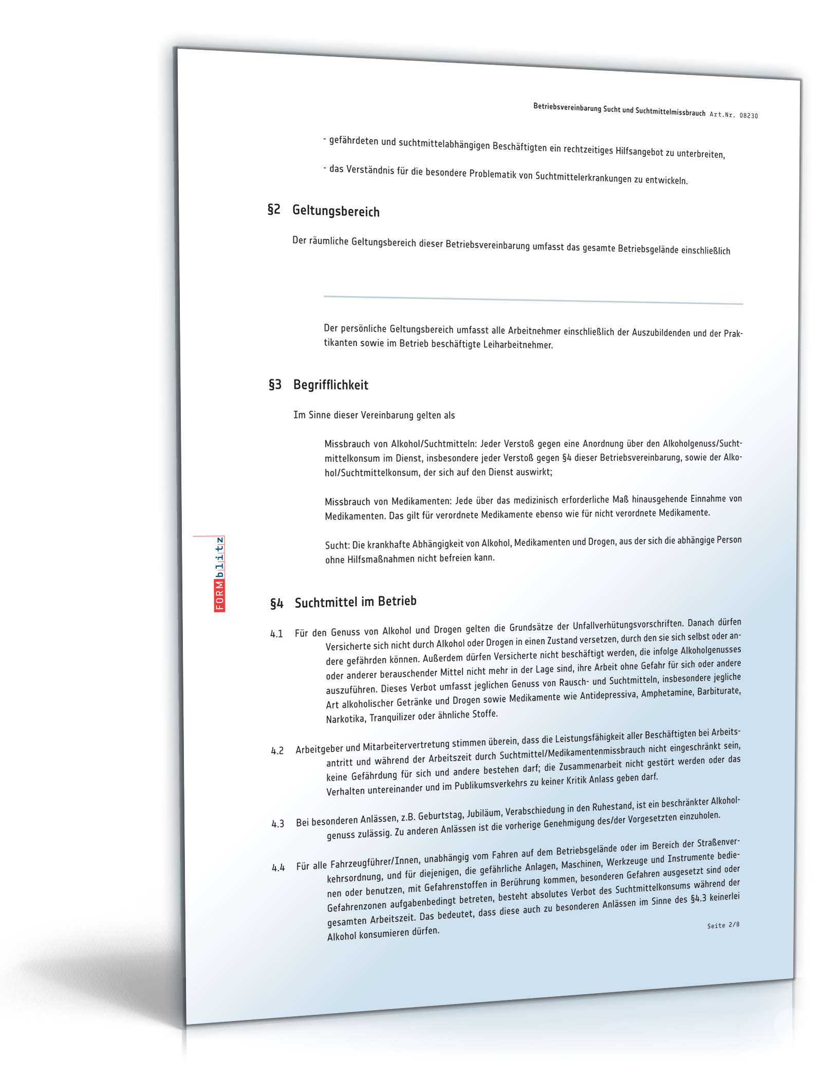 Betriebsvereinbarung Sucht und Suchtmittelmissbrauch PDF. Seite: 2