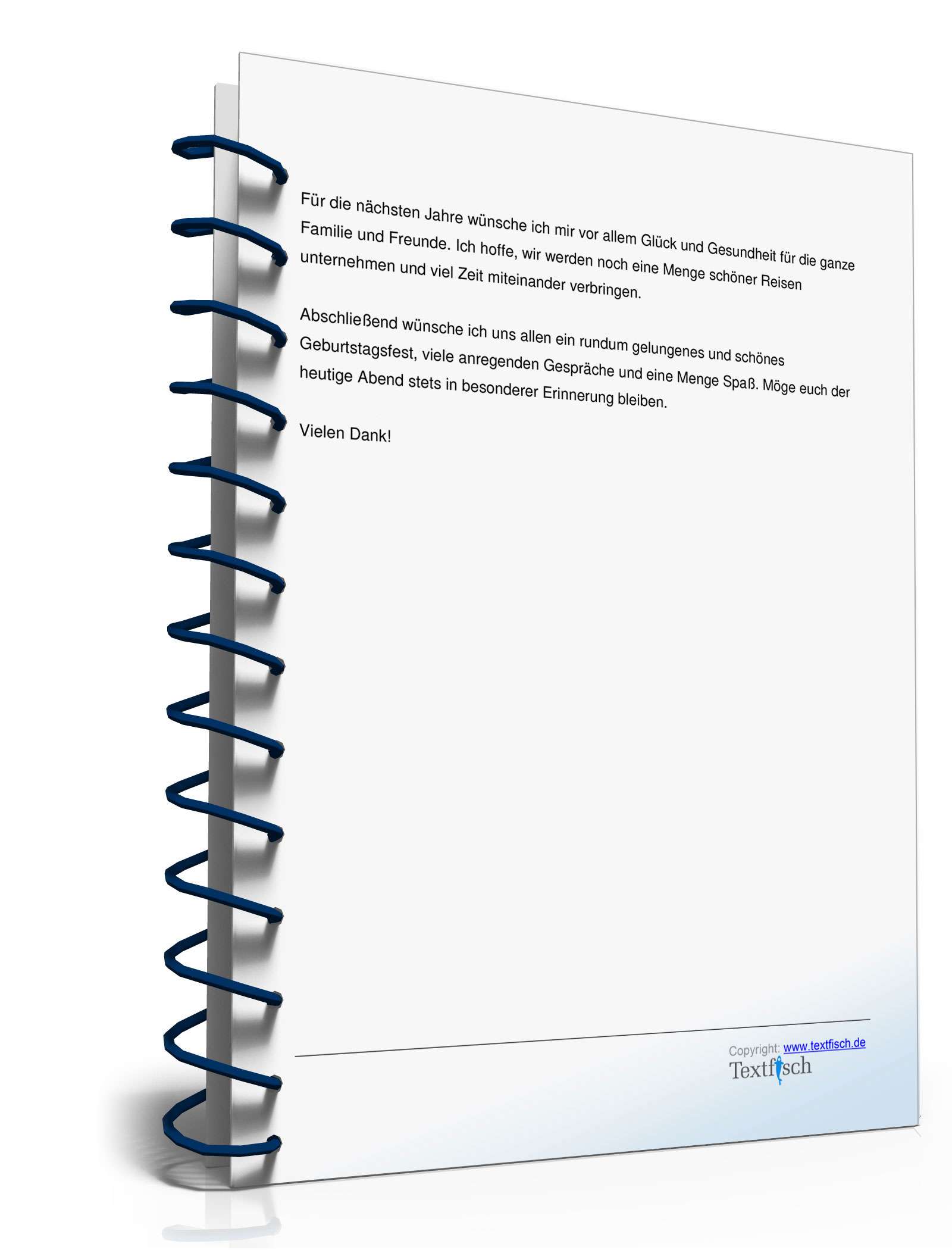 Geburtstagsrede eines Jubilars ab 40 Jahren  PDF. Seite: 4