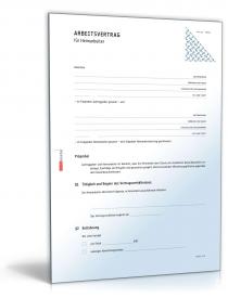 Arbeitsvertrag Homeoffice Muster PDF