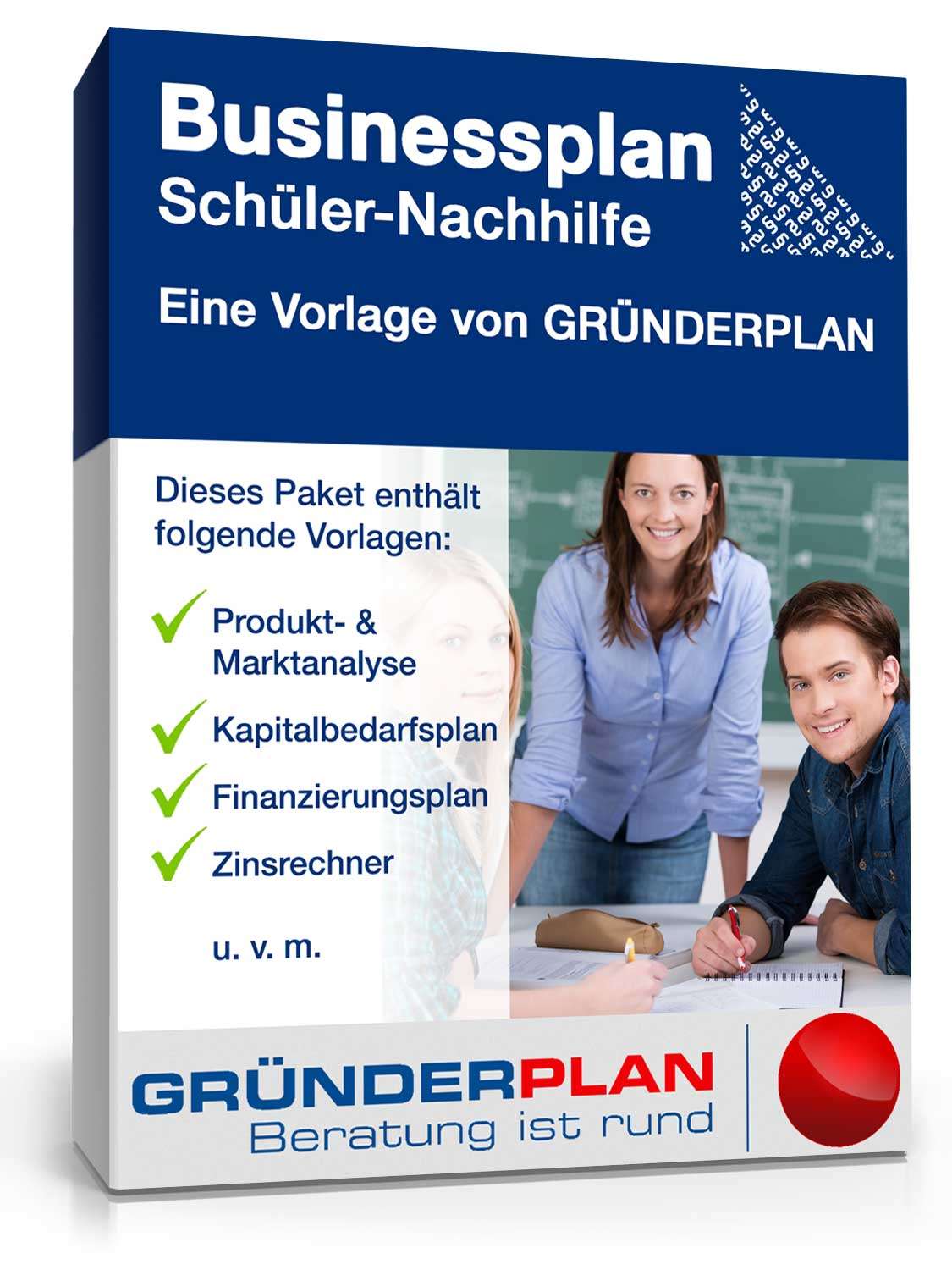 Businessplan Schüler-Nachhilfe von Gründerplan Excel
