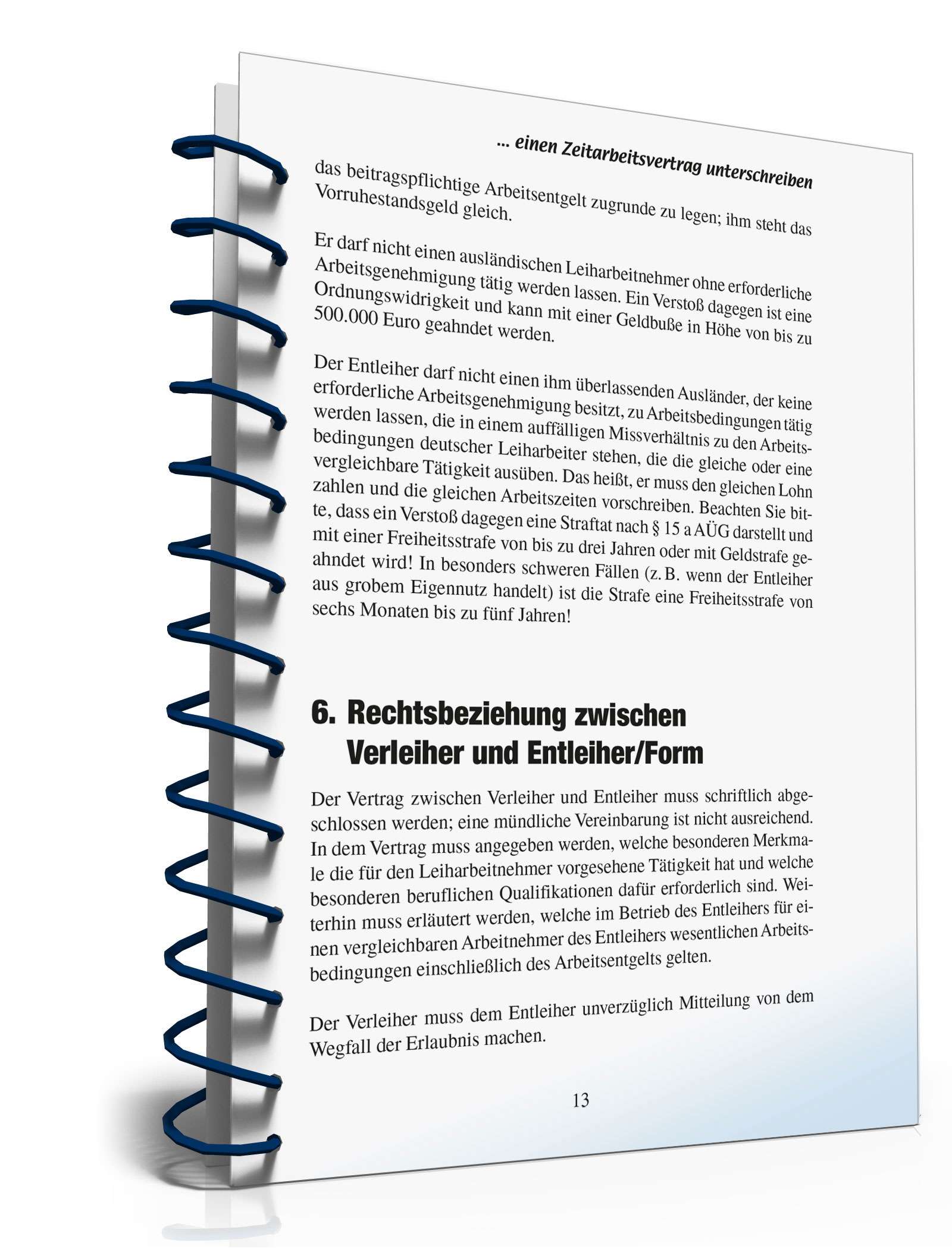 Abschluss Zeitarbeitsvertrag  PDF. Seite: 12