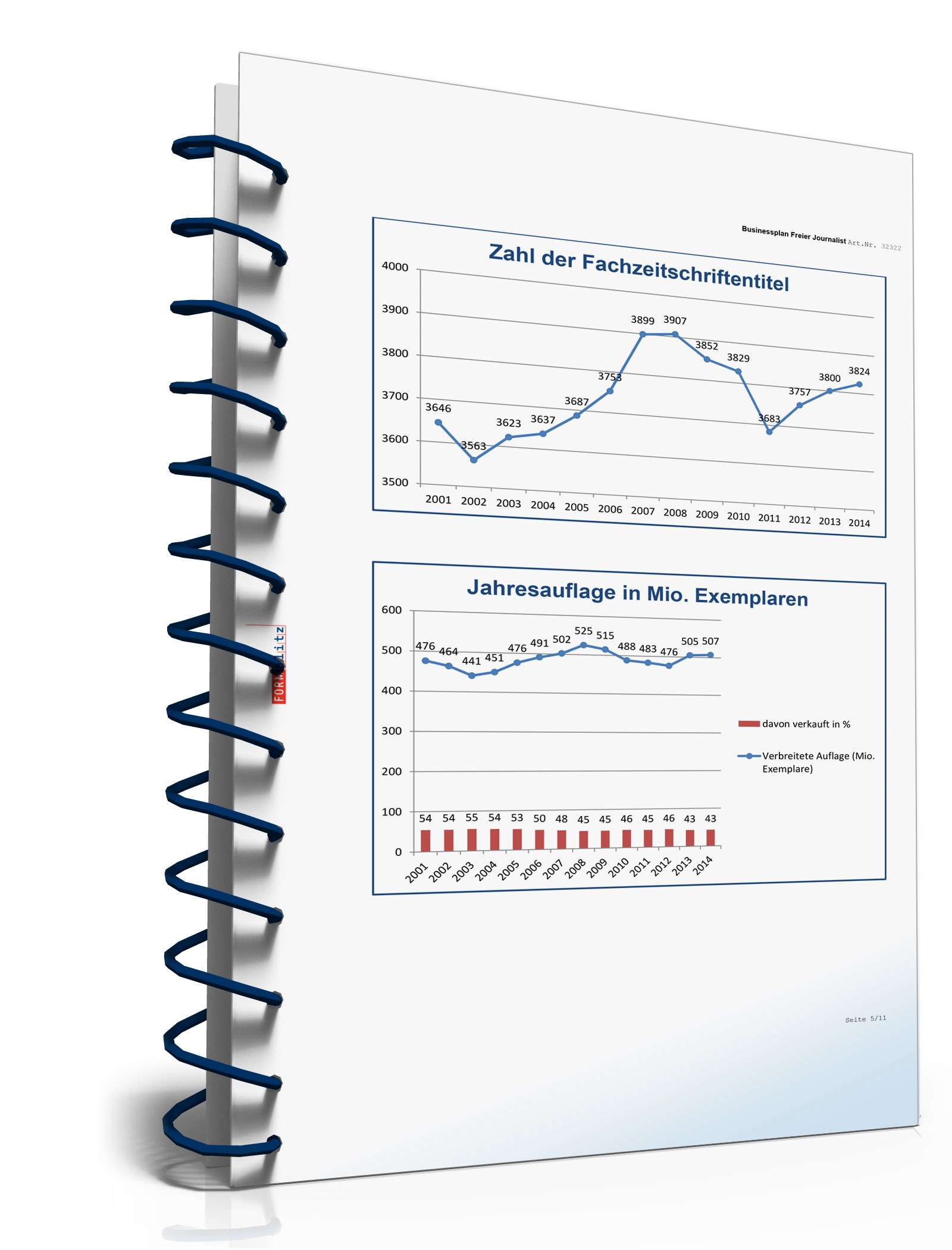 Businessplan Freier Journalist Excel. Seite: 3