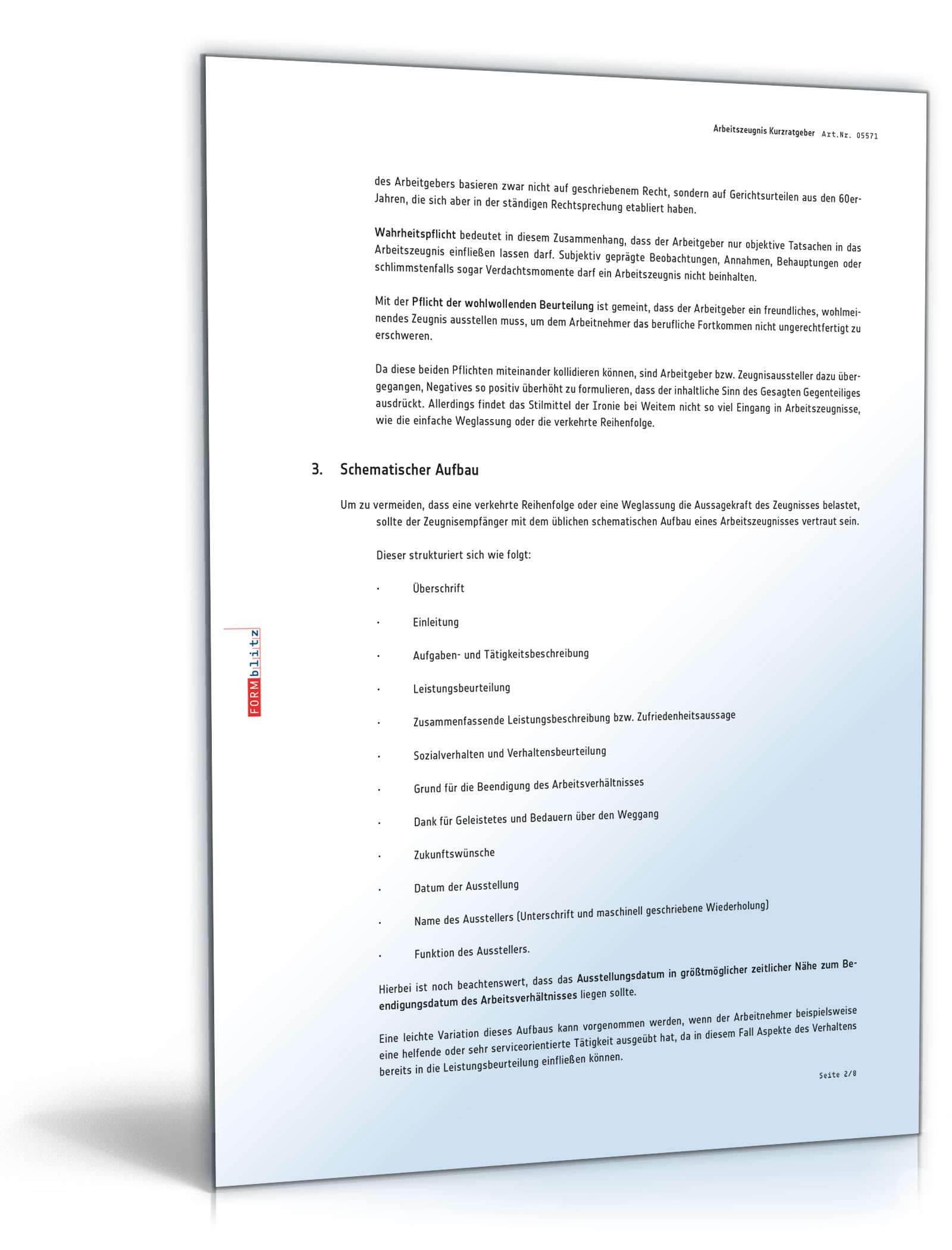 Arbeitszeugnis Tontechniker Excel. Seite: 7