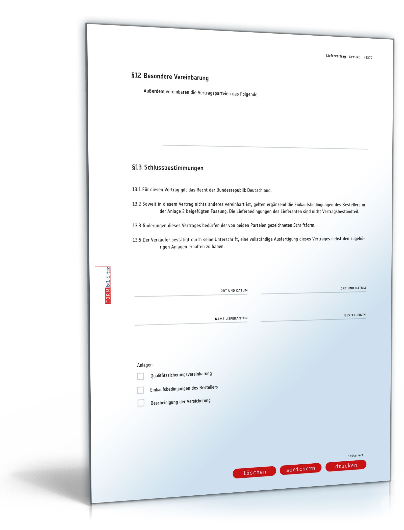 Liefervertrag PDF. Seite: 4