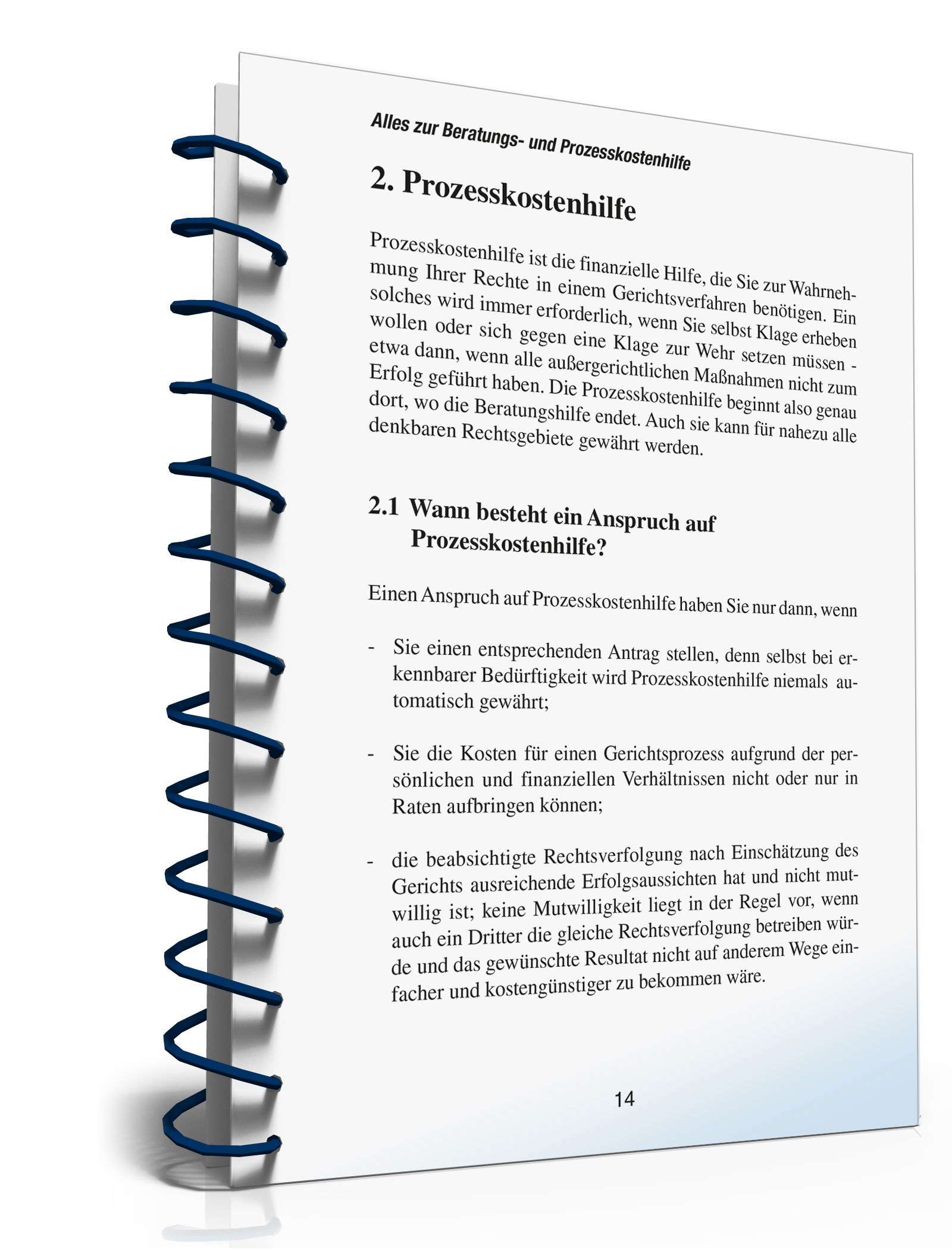 Ratgeber Beratungs-/Prozesskostenhilfe  PDF. Seite: 13