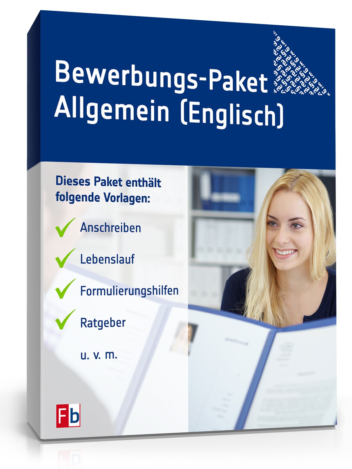 Bewerbungs-Paket Allgemein (Englisch) Excel
