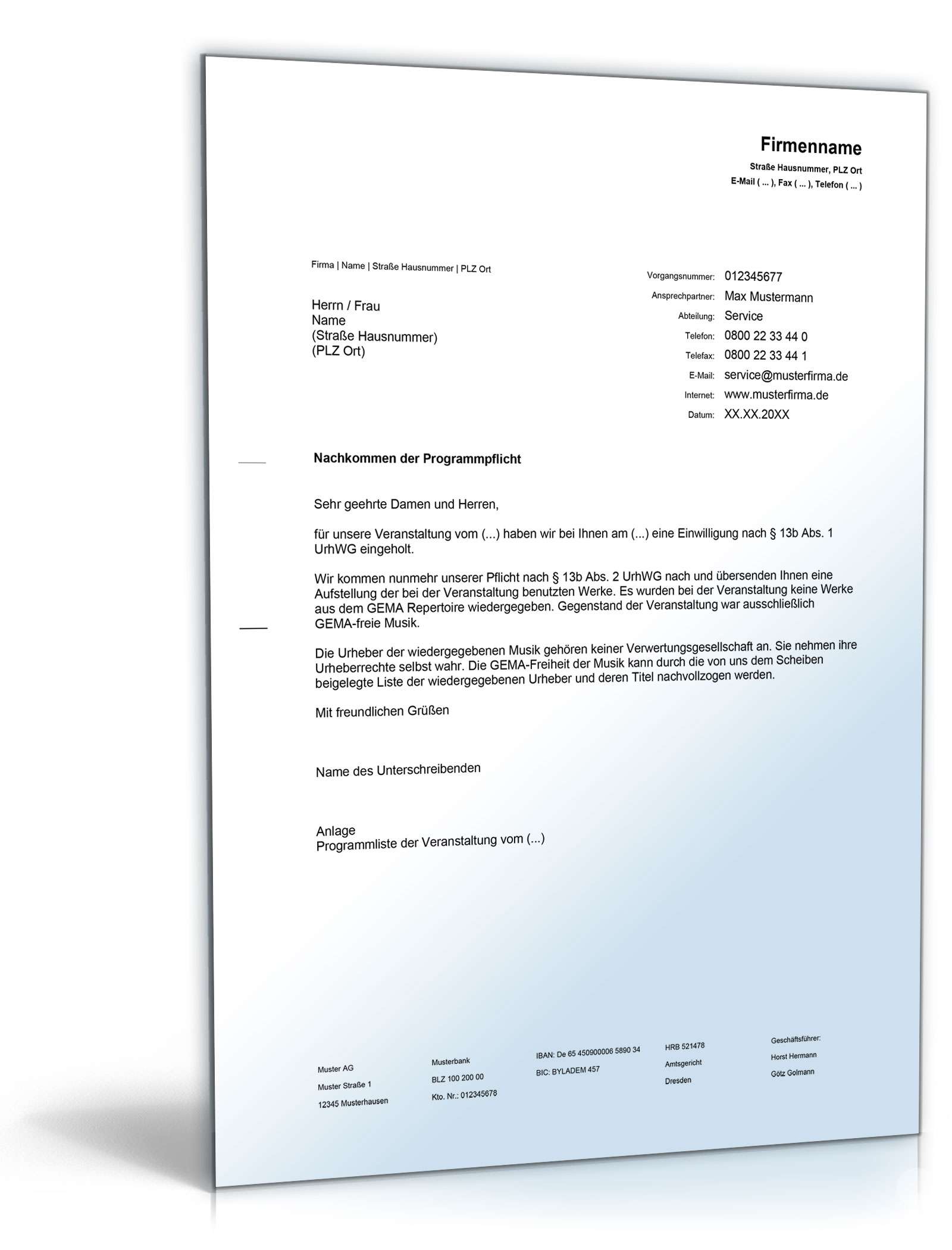 Nachkommen der Programmpflicht gegenüber GEMA bei GEMA-freier Musik PDF