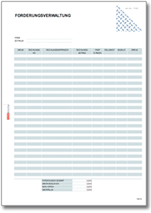 Rechnungsverwaltung Excel