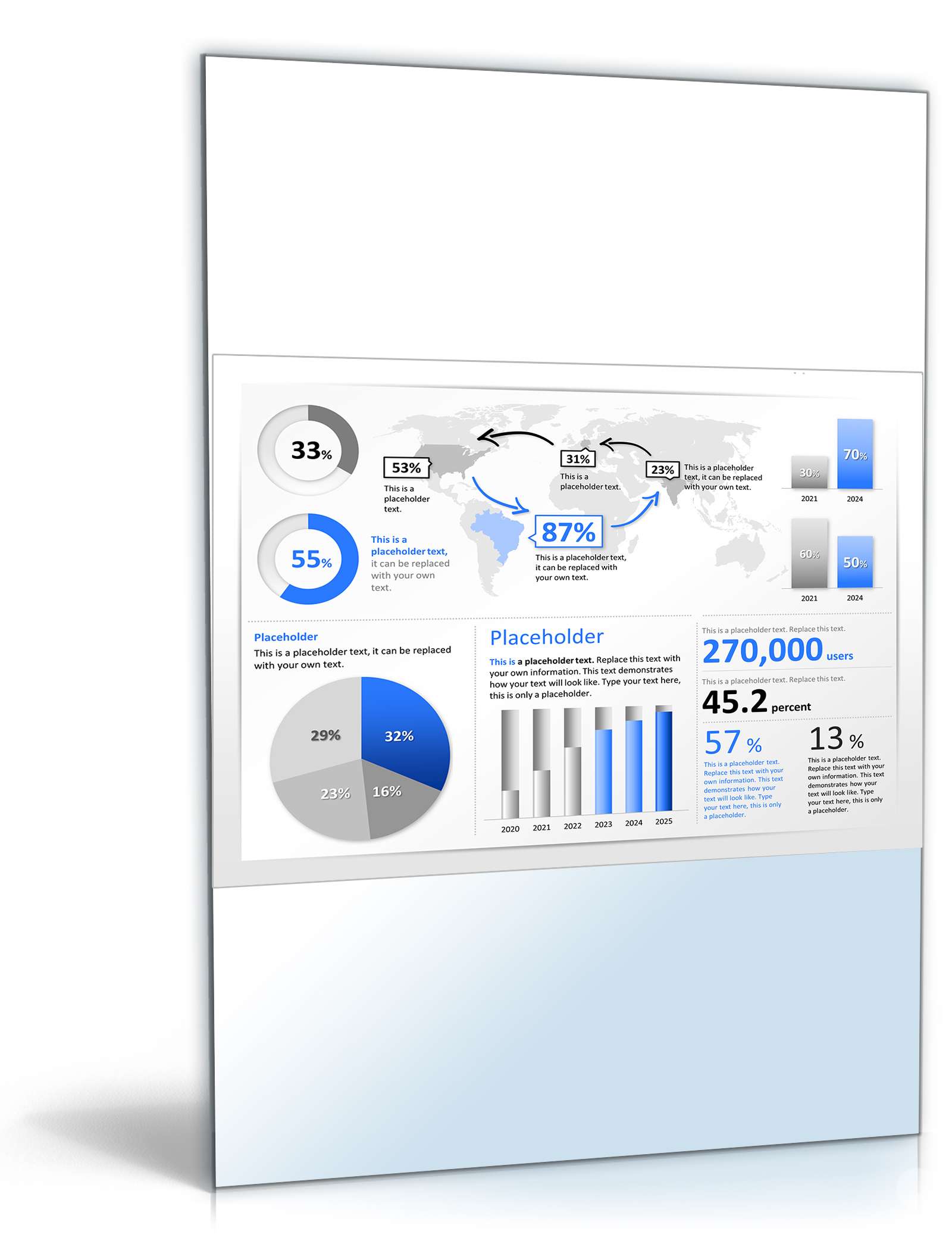 PowerPoint Präsentation Infografiken Excel. Seite: 7