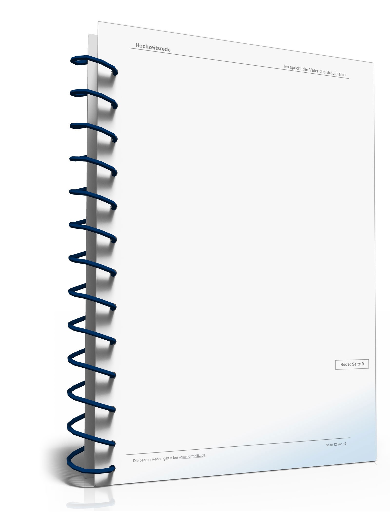 Hochzeitsrede Vater des Bräutigams zur Hochzeitsfeier Word. Seite: 12