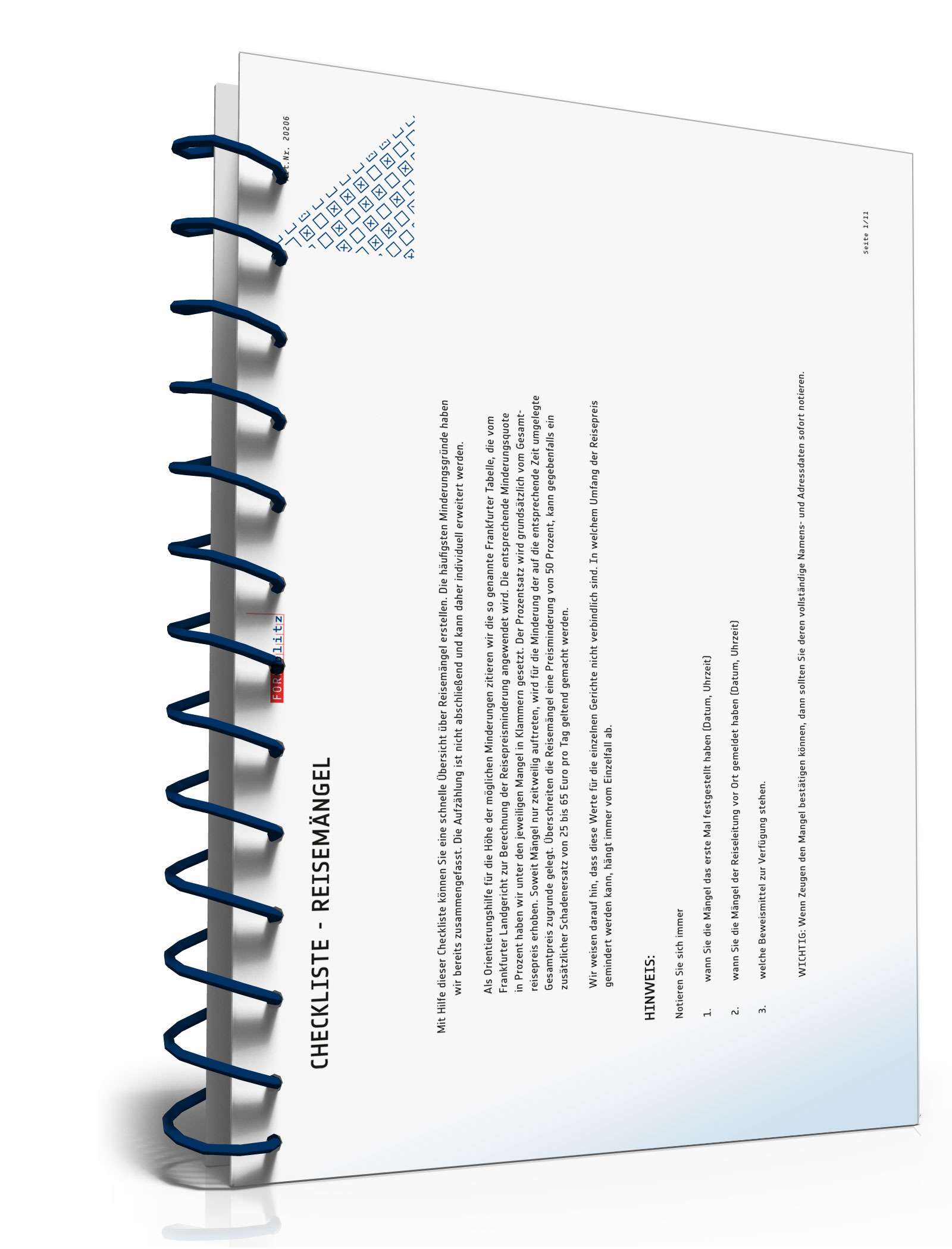 Protokoll Reisemängel  PDF