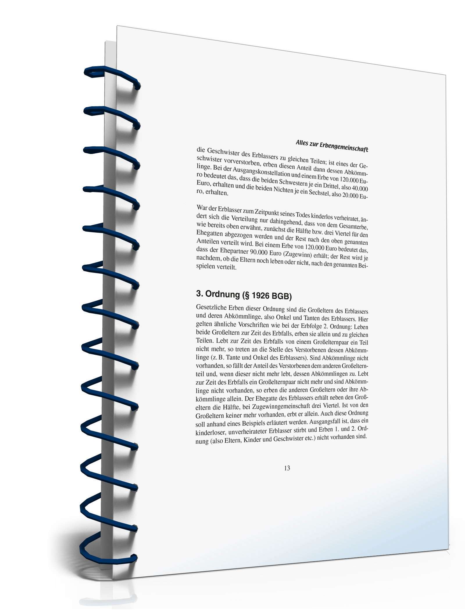 Ratgeber Erbengemeinschaft PDF. Seite: 13