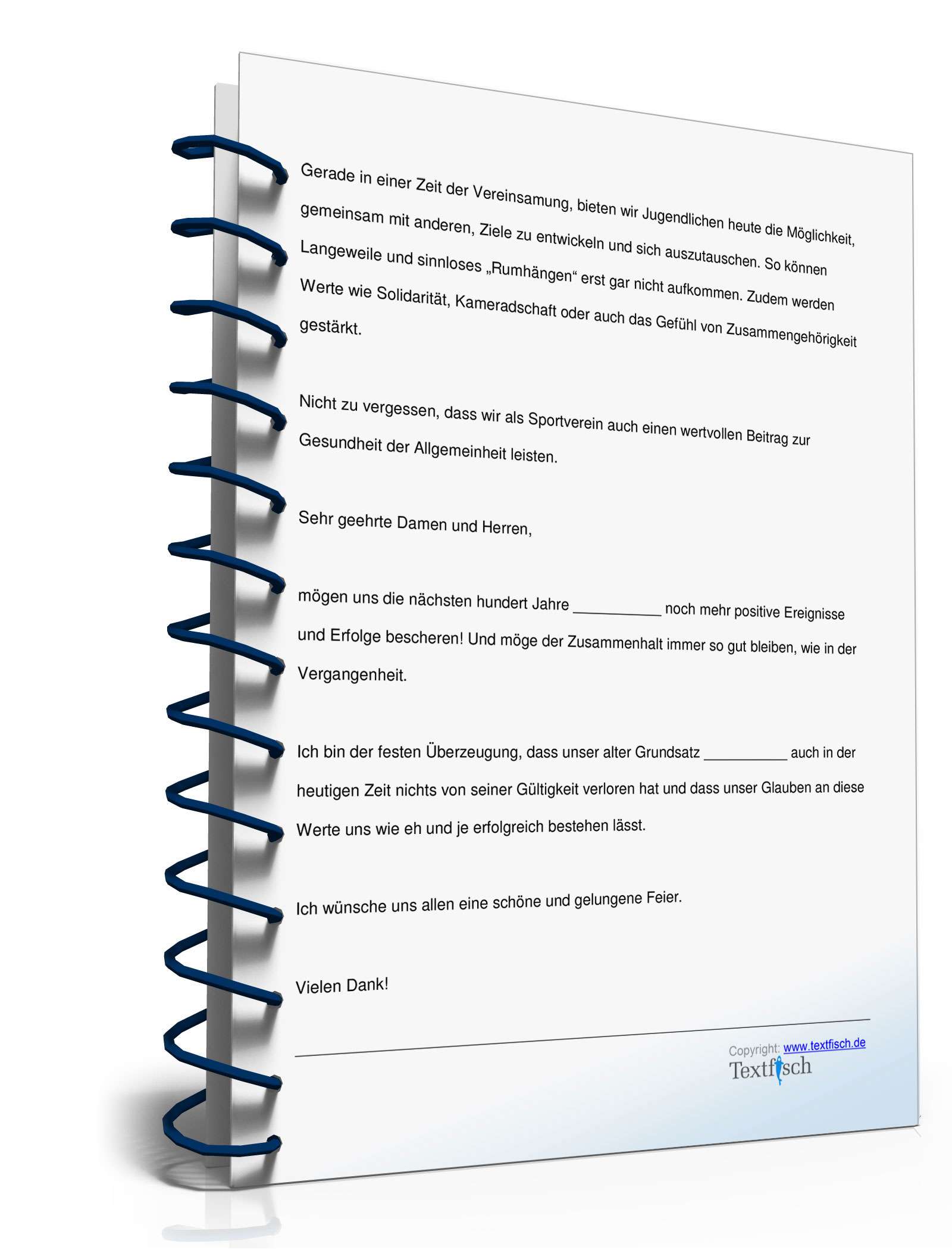 Jubiläumsrede Sportverein  PDF. Seite: 4