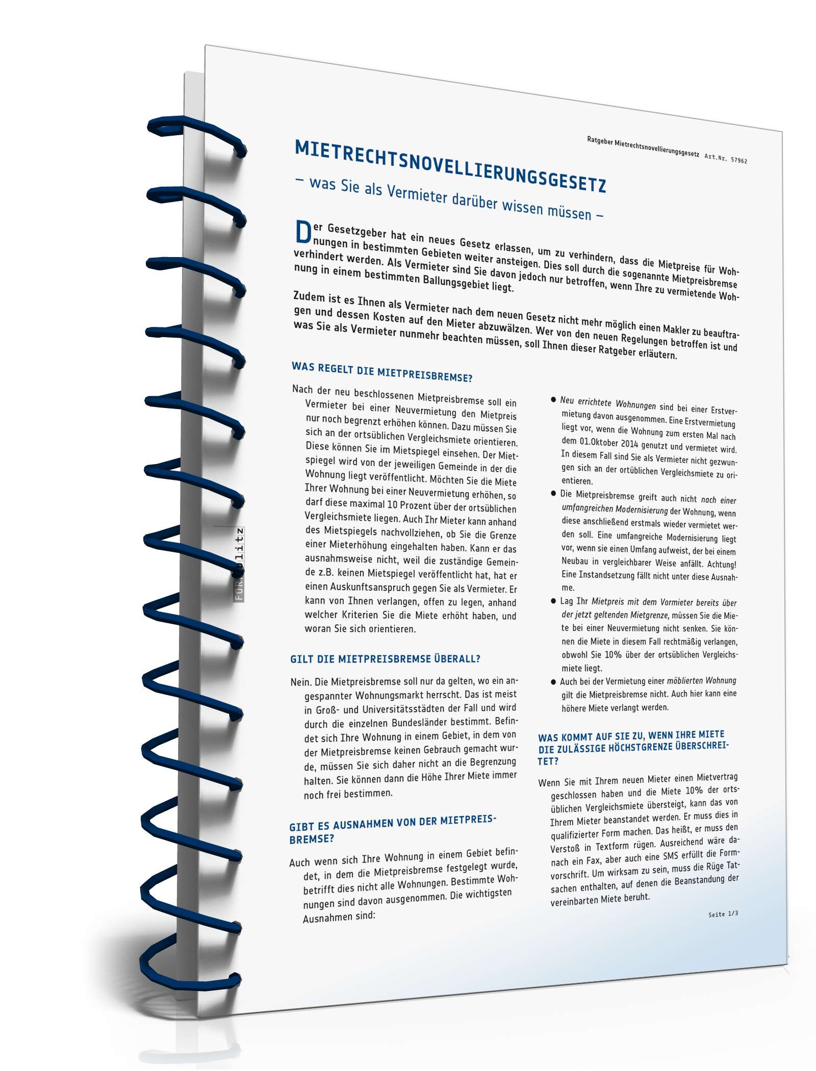 Ratgeber Mietrechtsnovellierungsgesetz für Vermieter  PDF. Seite: 2