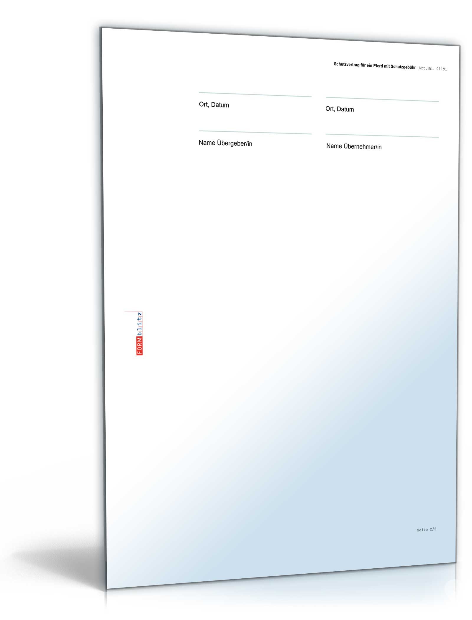 Vorlagen-Paket für Pferdehalter Excel. Seite: 9