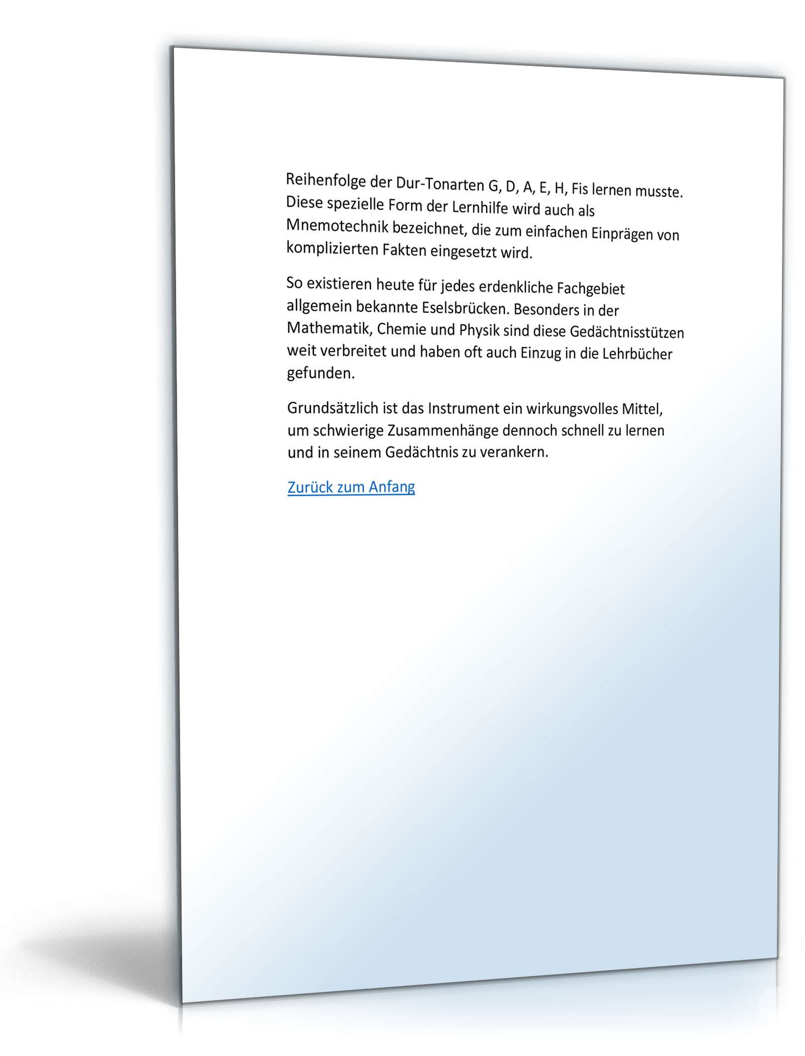 Vokabel Lernen mit Eselsbrücken Excel. Seite: 19