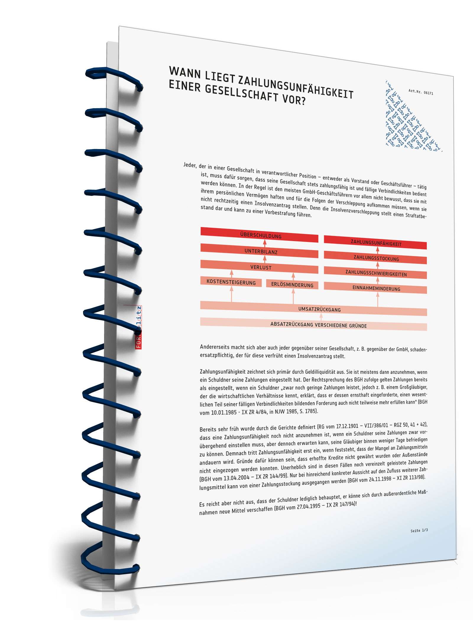 Wann liegt Zahlungsunfähigkeit einer Gesellschaft vor? PDF. Seite: 2