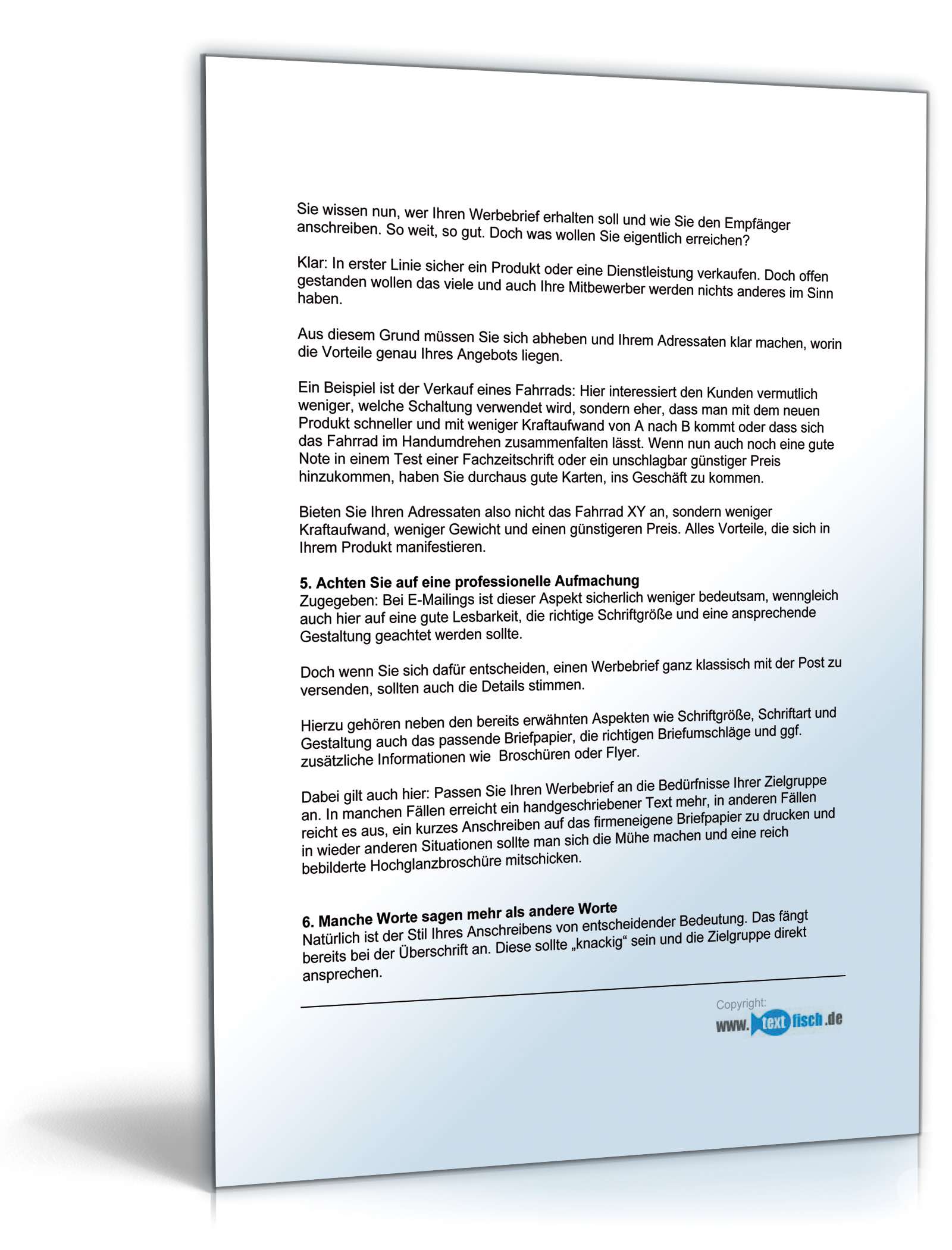 Werbebrief für eine Unternehmensberatung PDF. Seite: 4